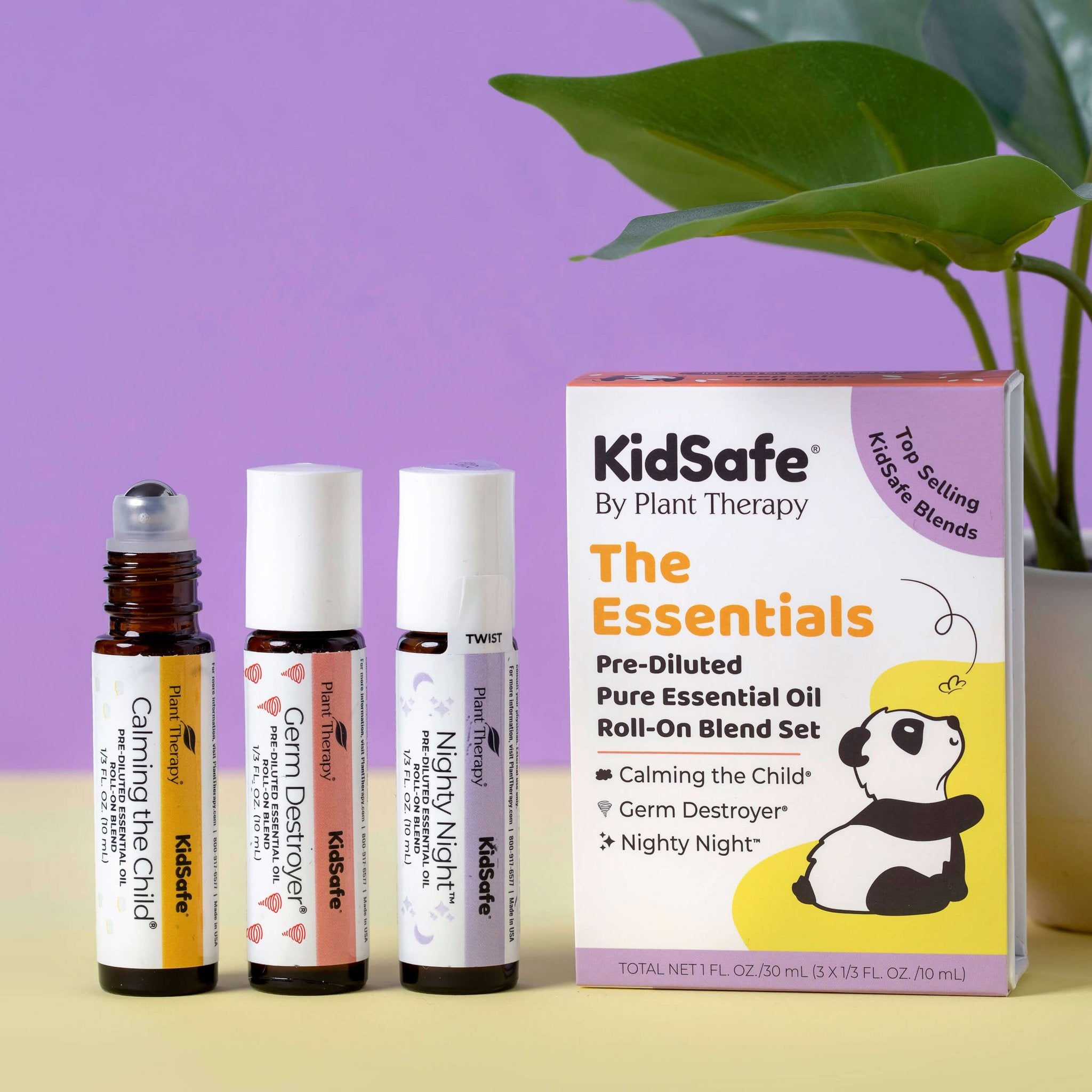 Plant TherapyKidSafe Essentials Roll - On 3 Set - M.S Skincare