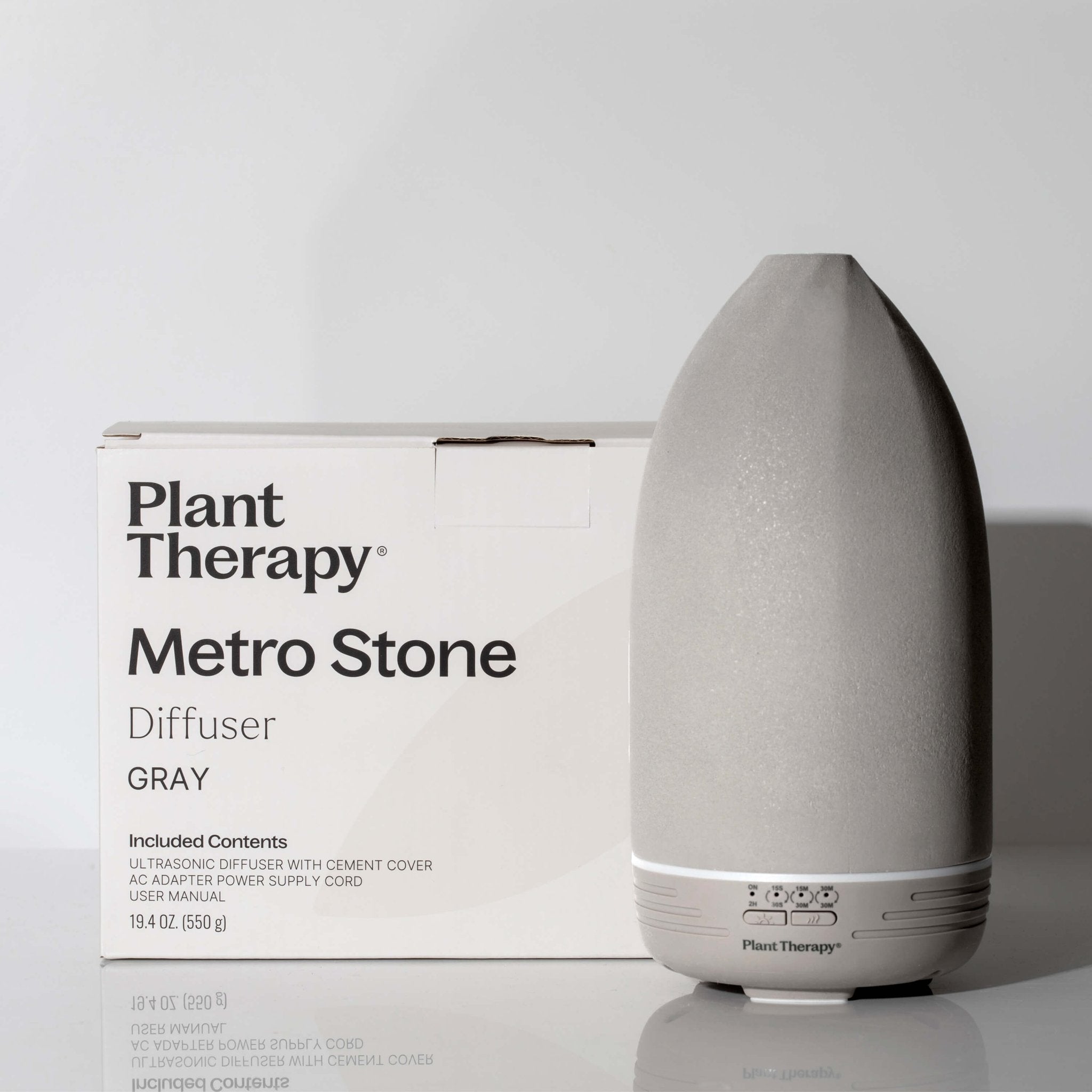 Plant Therapy Metro Stone Diffuser - Gray