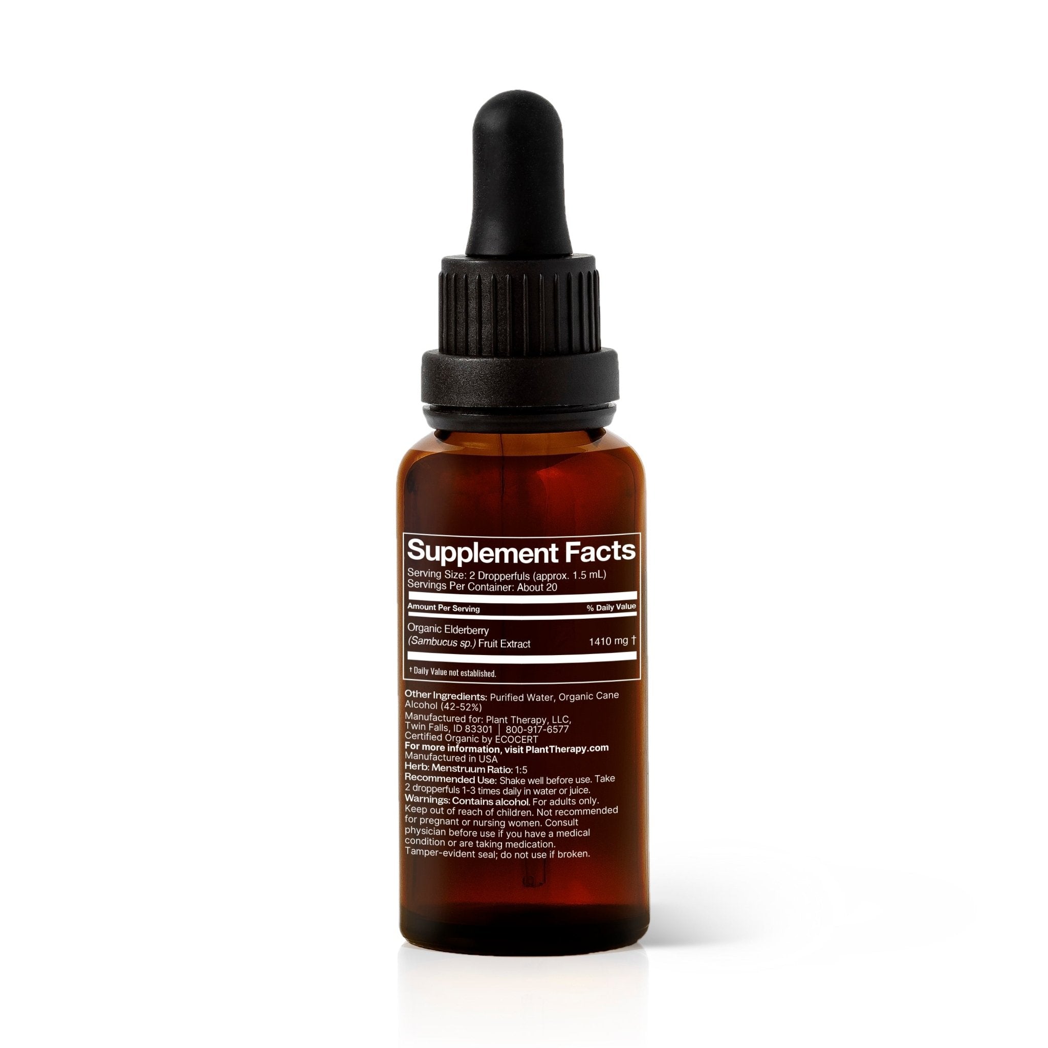 Plant Therapy Organic Elderberry Herbal Tincture - M.S Skincare