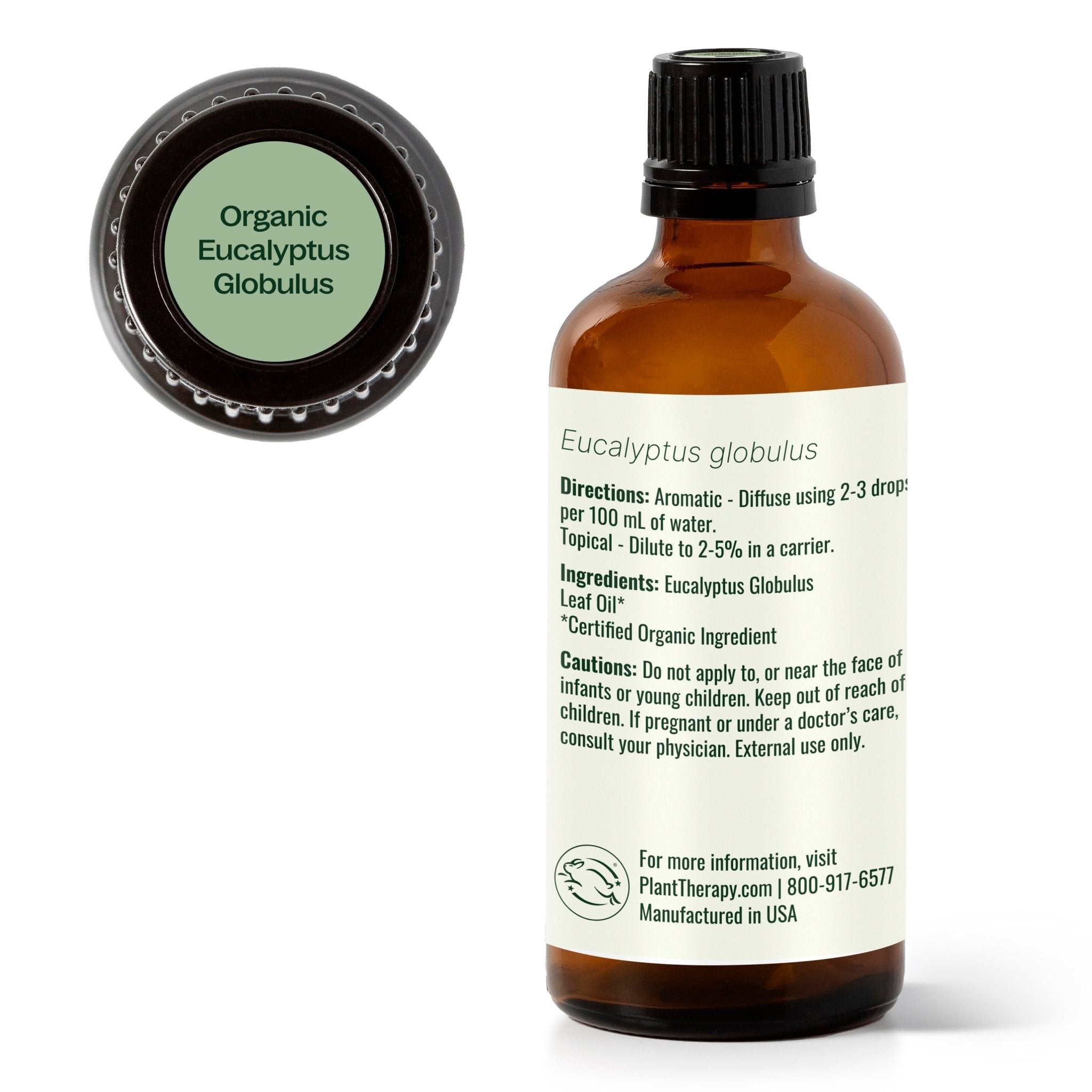 Plant Therapy Organic Eucalyptus Globulus Essential Oil