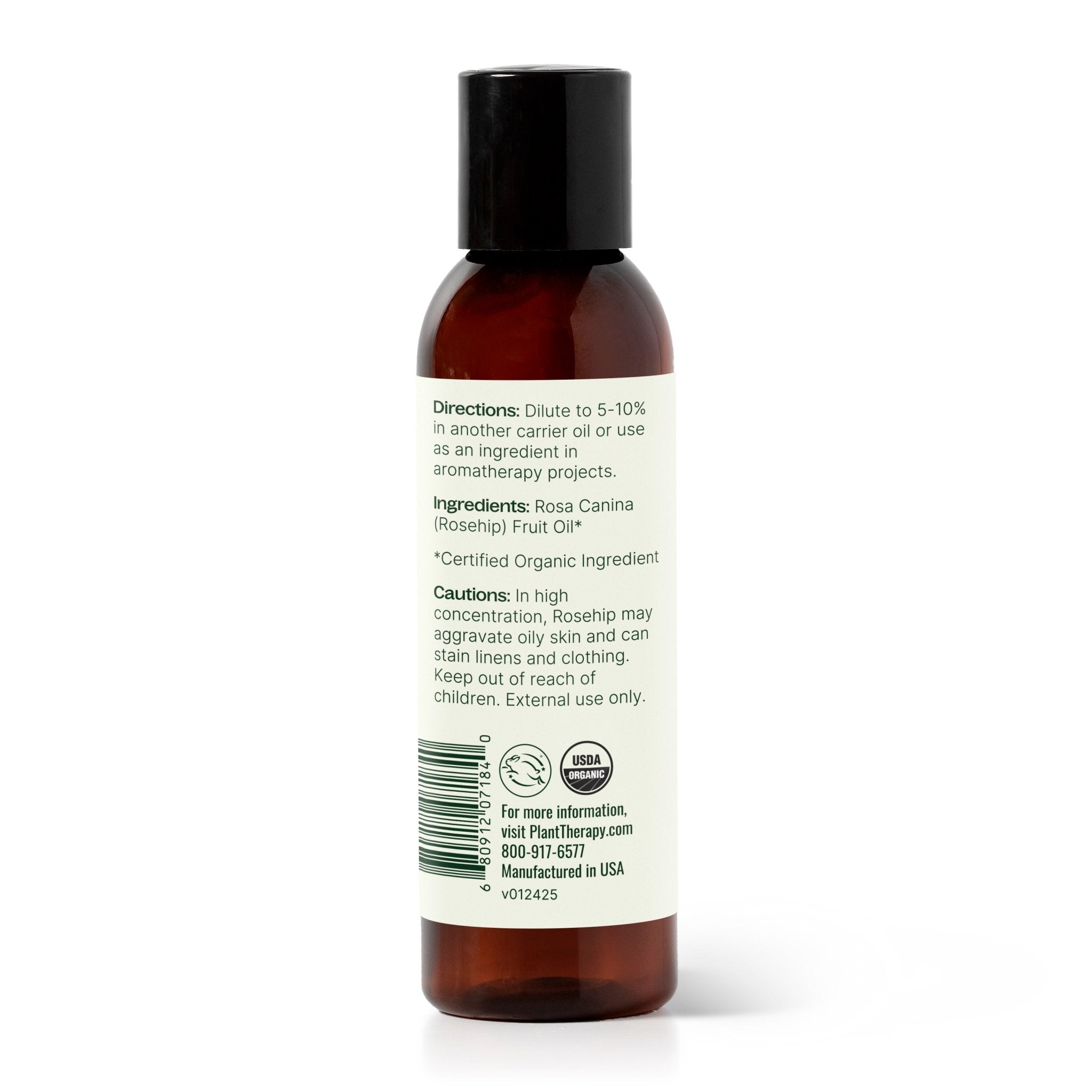 Plant Therapy Organic Rosehip Carrier Oil Extra Virgin