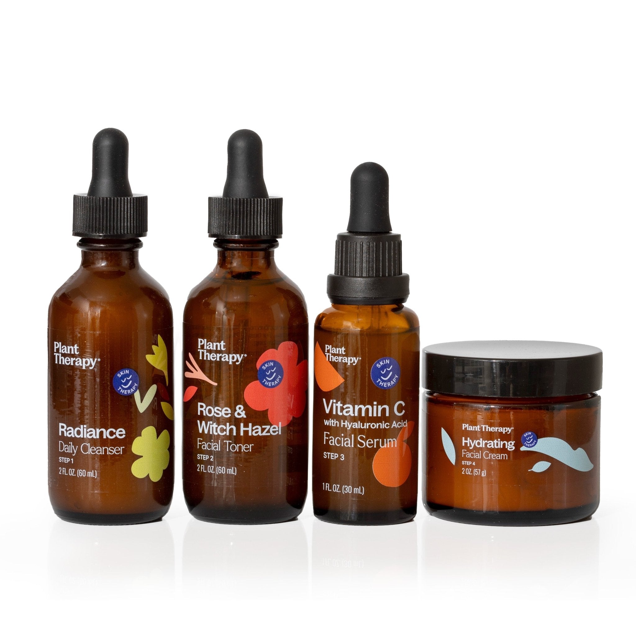 Plant Therapy Ready, Set, Glow 4 Step Skin Care Set