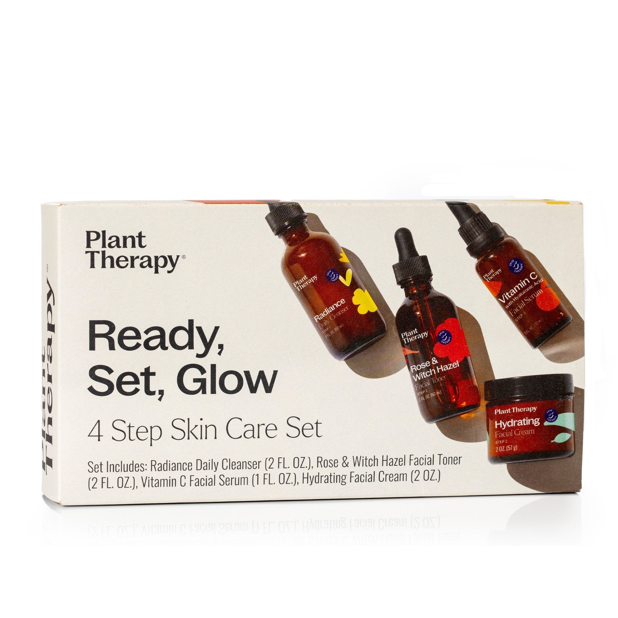 Plant Therapy Ready, Set, Glow 4 Step Skin Care Set