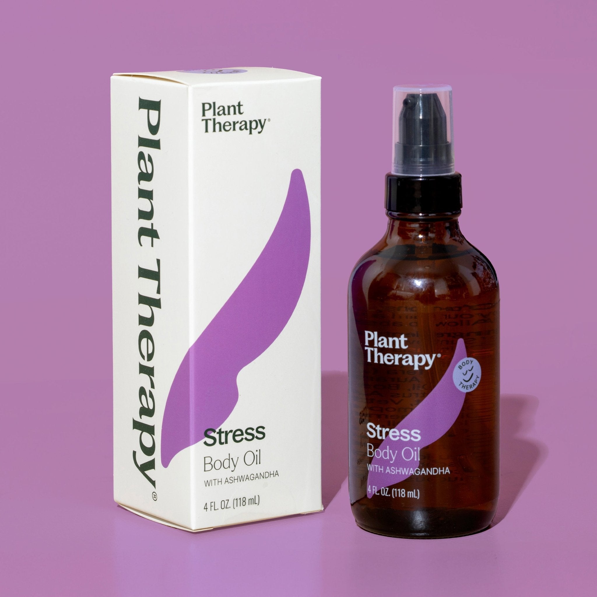 Plant Therapy Stress Body Oil with Ashwagandha