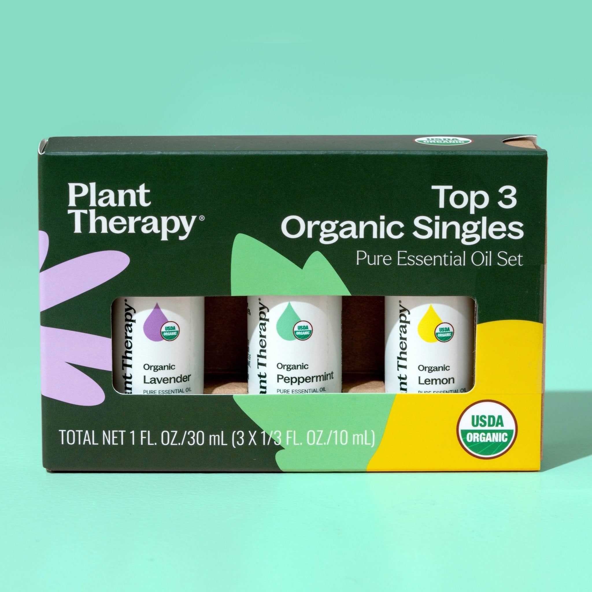 Plant Therapy Top 3 Organic Singles Set