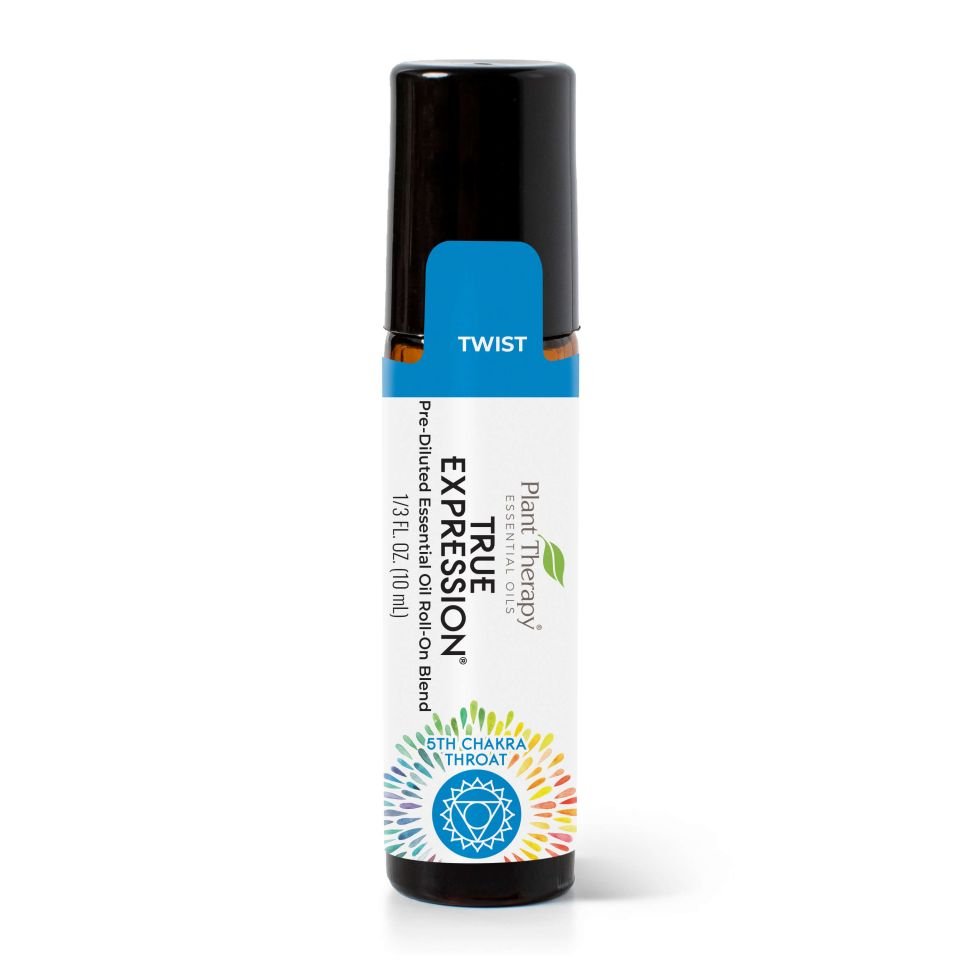 Plant TherapyTrue Expression (Throat Chakra) Essential Oil Pre - Diluted Roll - On - M.S Skincare