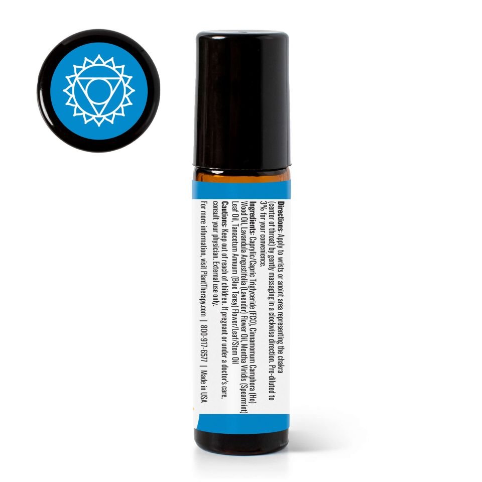 Plant TherapyTrue Expression (Throat Chakra) Essential Oil Pre - Diluted Roll - On - M.S Skincare