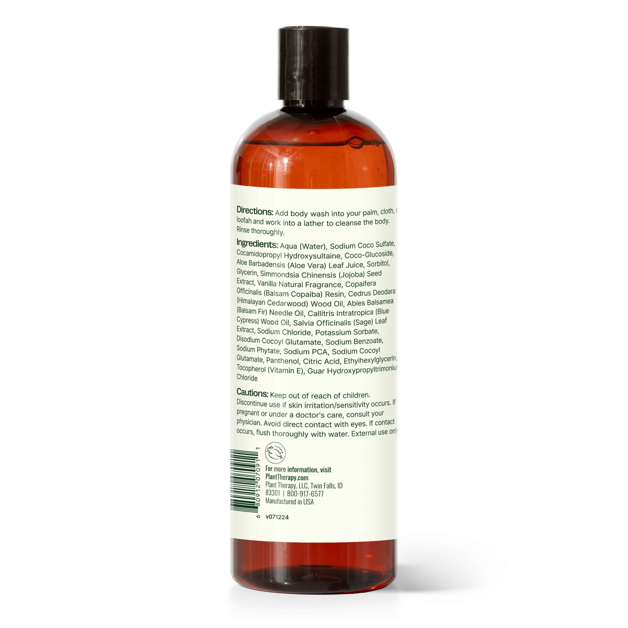 Plant Therapy Vanilla Woods Body Wash