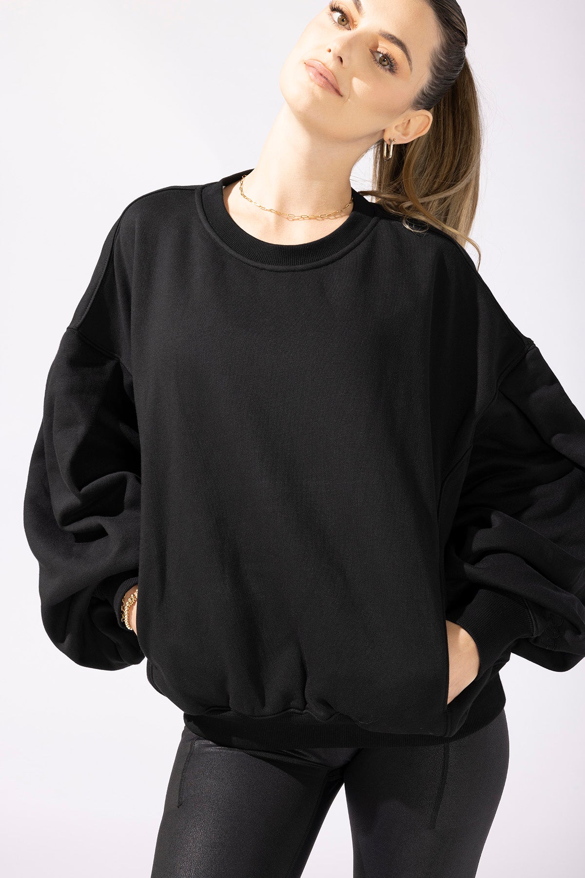 POPFLEX®Brunch Sweater - Black - M.S Skincare