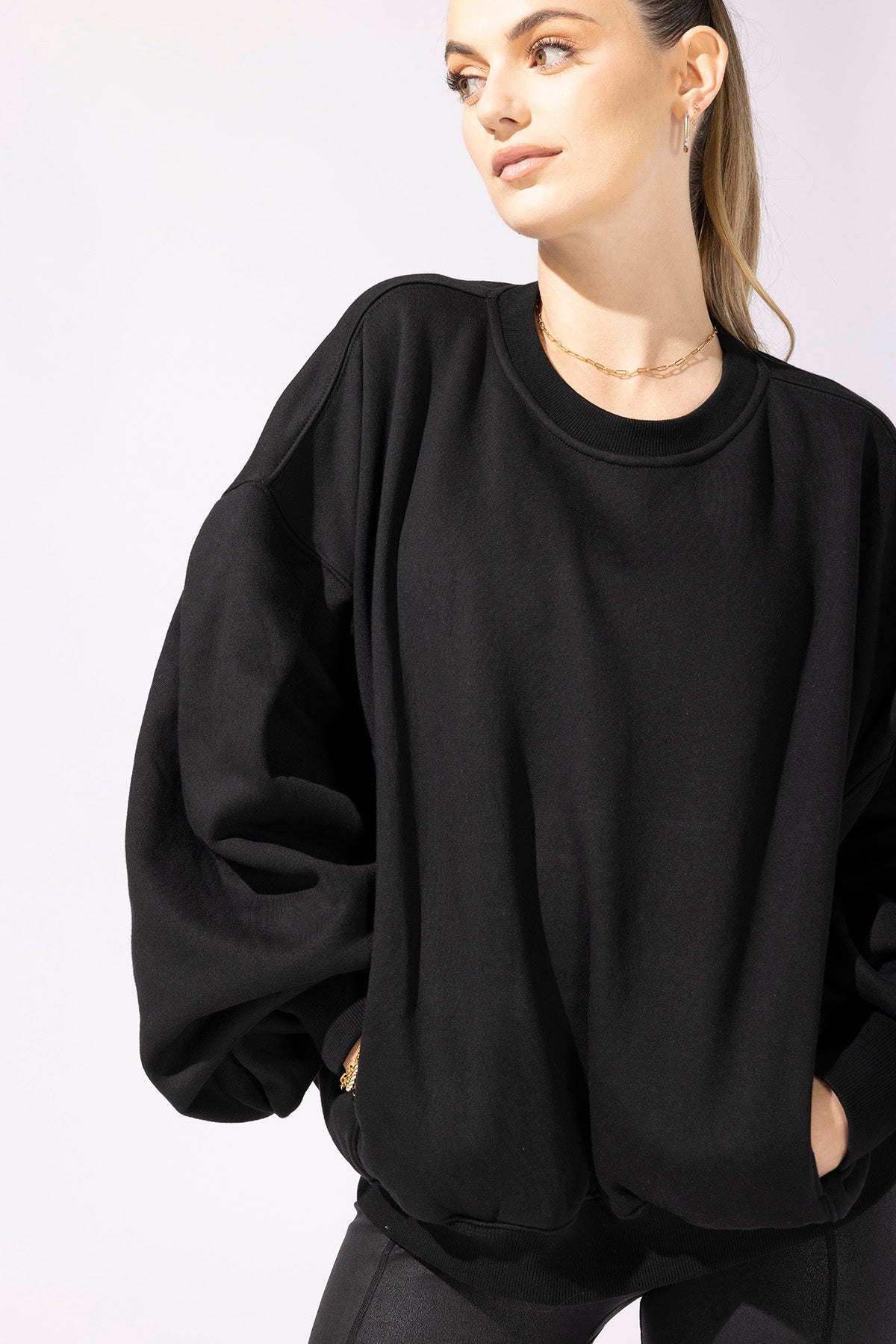 POPFLEX®Brunch Sweater - Black - M.S Skincare