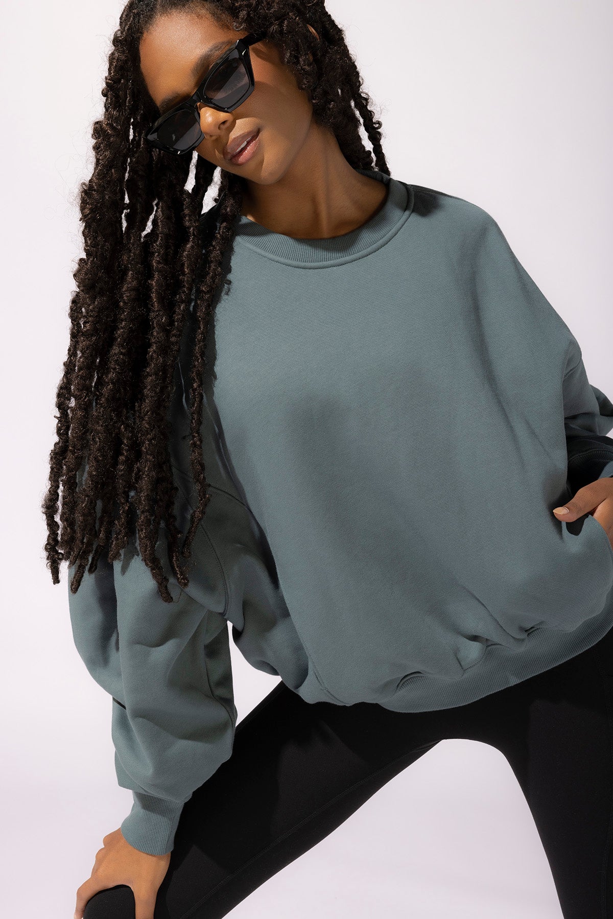 POPFLEX®Brunch Sweater - Teal - M.S Skincare