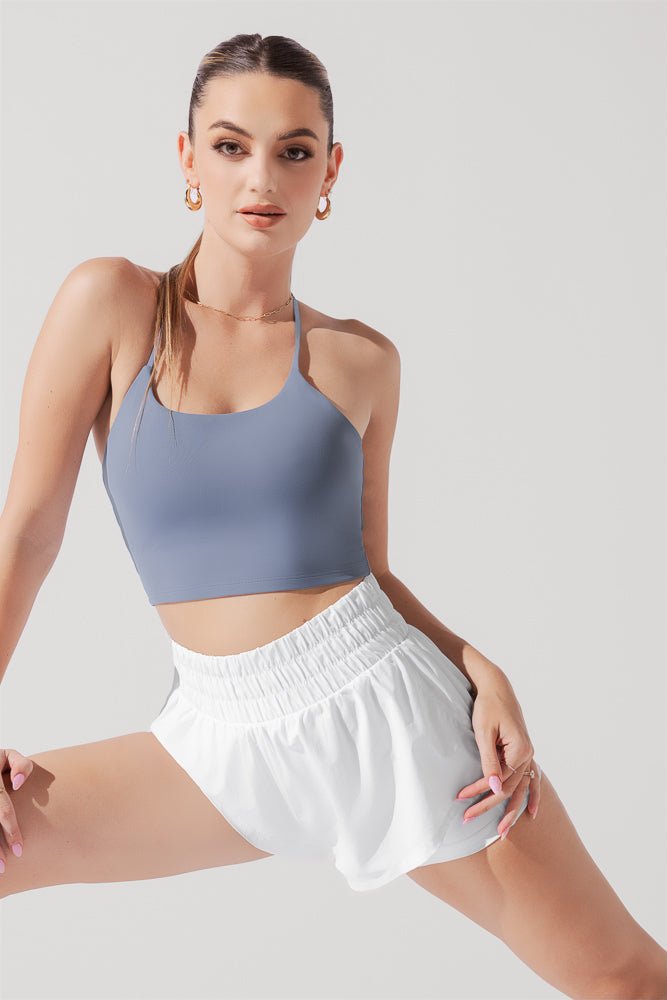 POPFLEX®Flexy Crop Top - Blue Mist - M.S Skincare