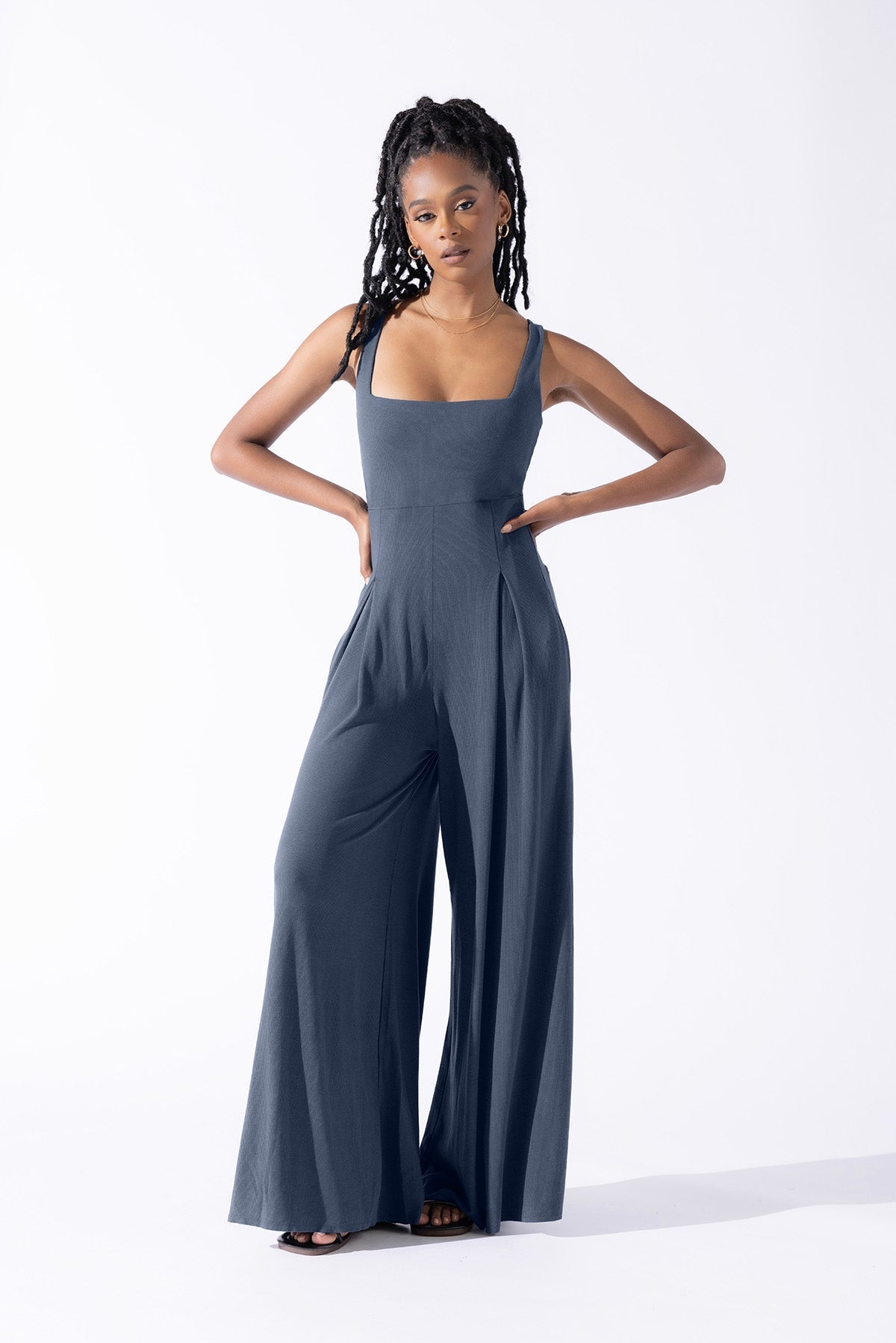 POPFLEX®Go with the Flow Jumpsuit - Stormy Weather - M.S Skincare