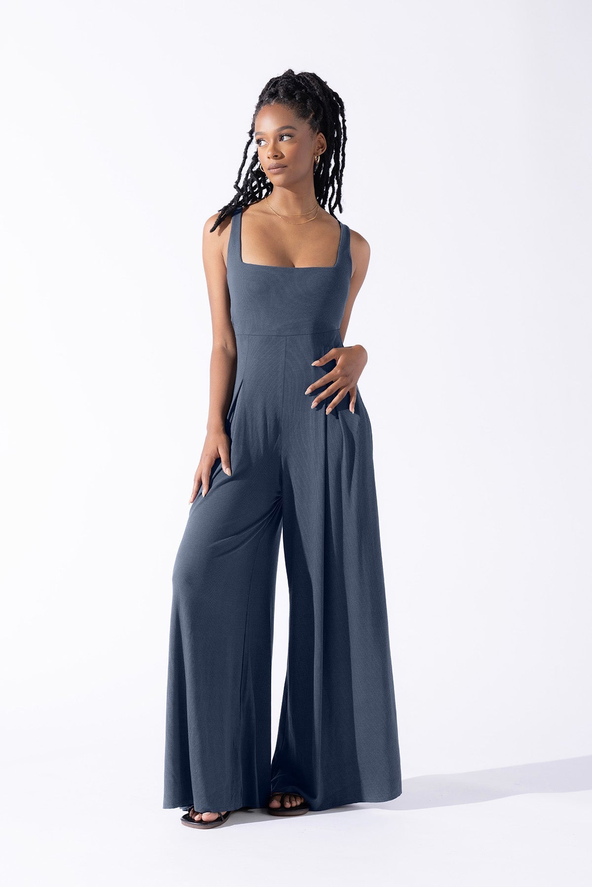 POPFLEX®Go with the Flow Jumpsuit - Stormy Weather - M.S Skincare