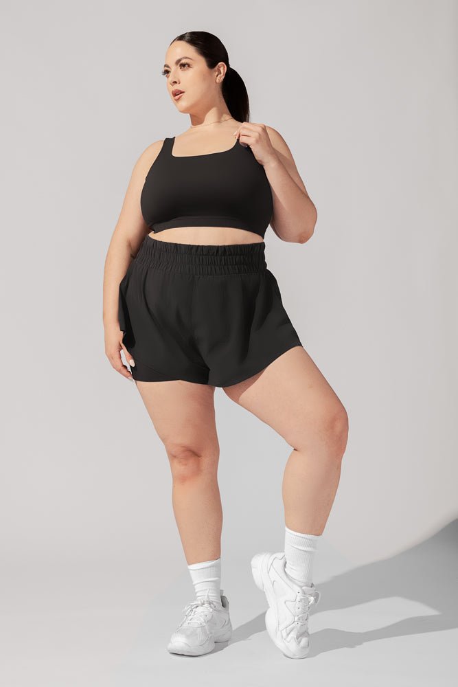 POPFLEX®High Waisted Supershort™ - Black - M.S Skincare