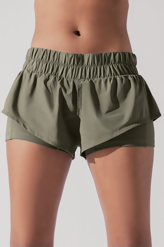 POPFLEX®Low Rise Supershort™ - Rustic Olive - M.S Skincare