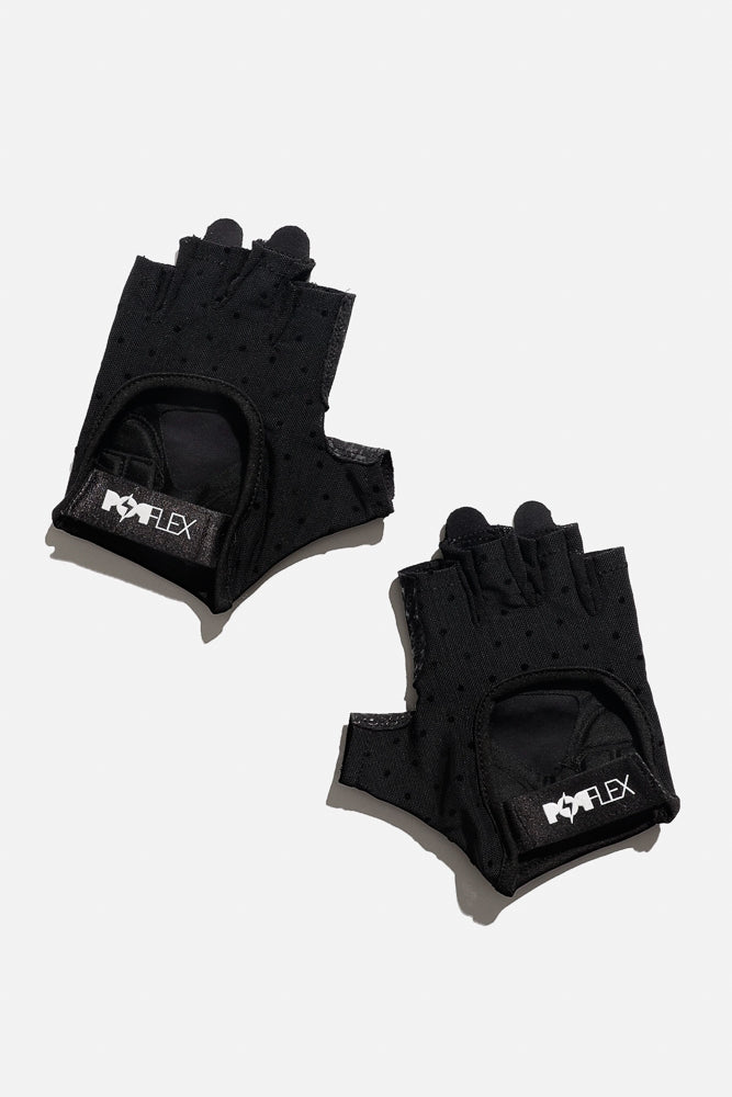 POPFLEX®Luxe Mesh Training Gloves - Black Dot - M.S Skincare