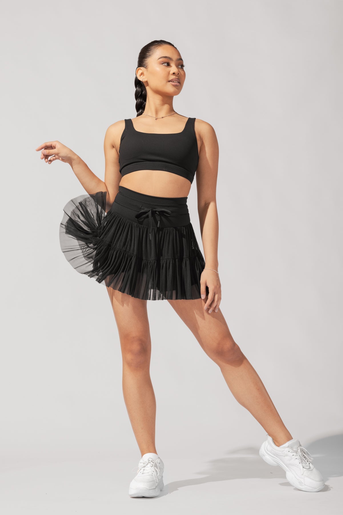 POPFLEX®Pirouette Skort - Black - M.S Skincare