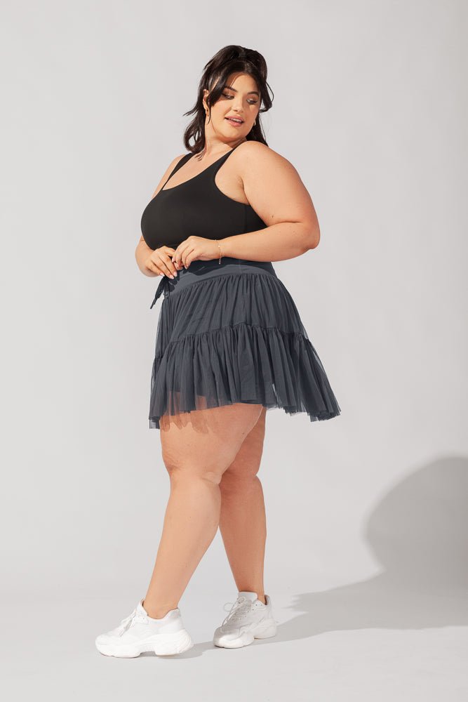 POPFLEX®Pirouette Skort - Smoky Grey - M.S Skincare