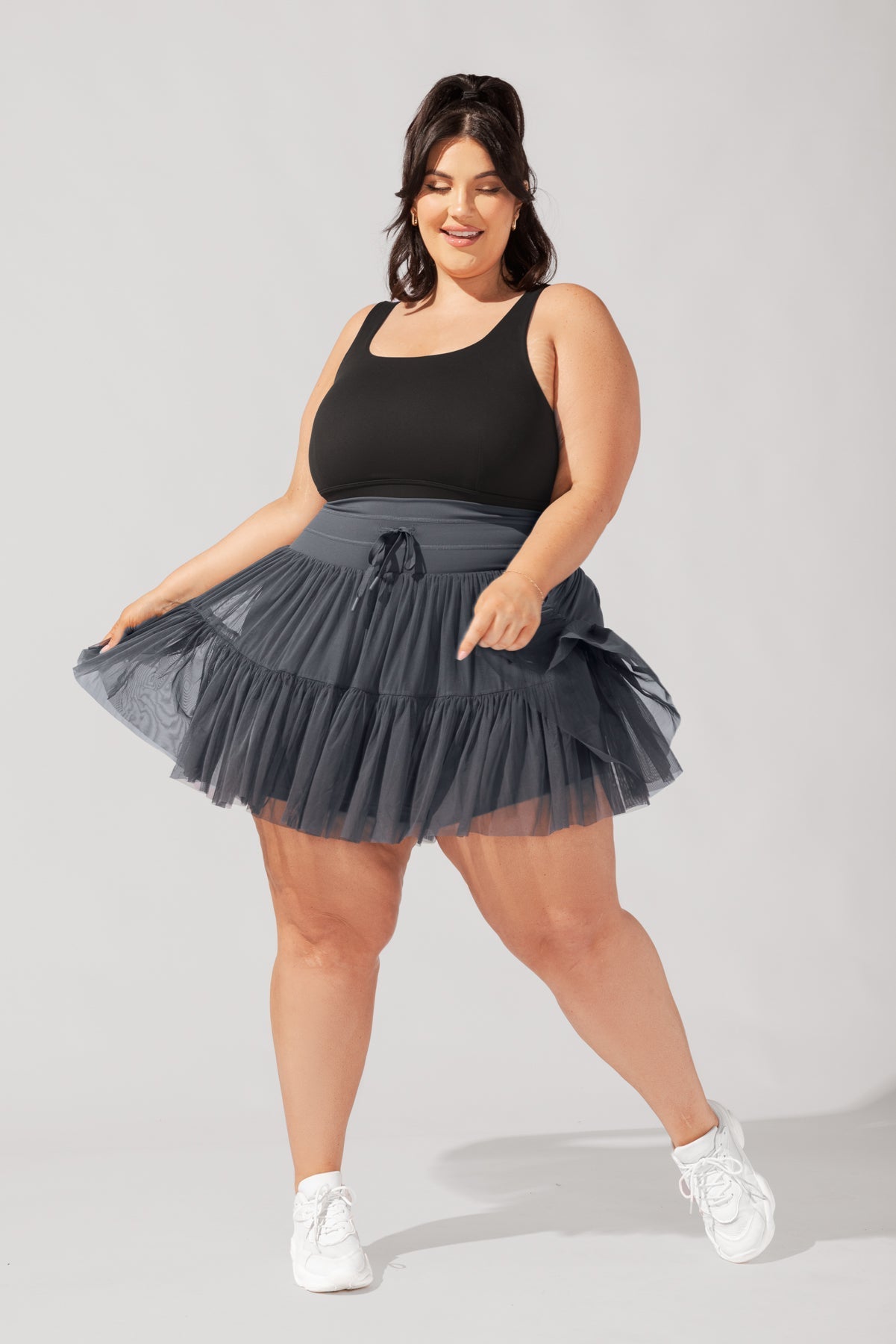 POPFLEX®Pirouette Skort - Smoky Grey - M.S Skincare