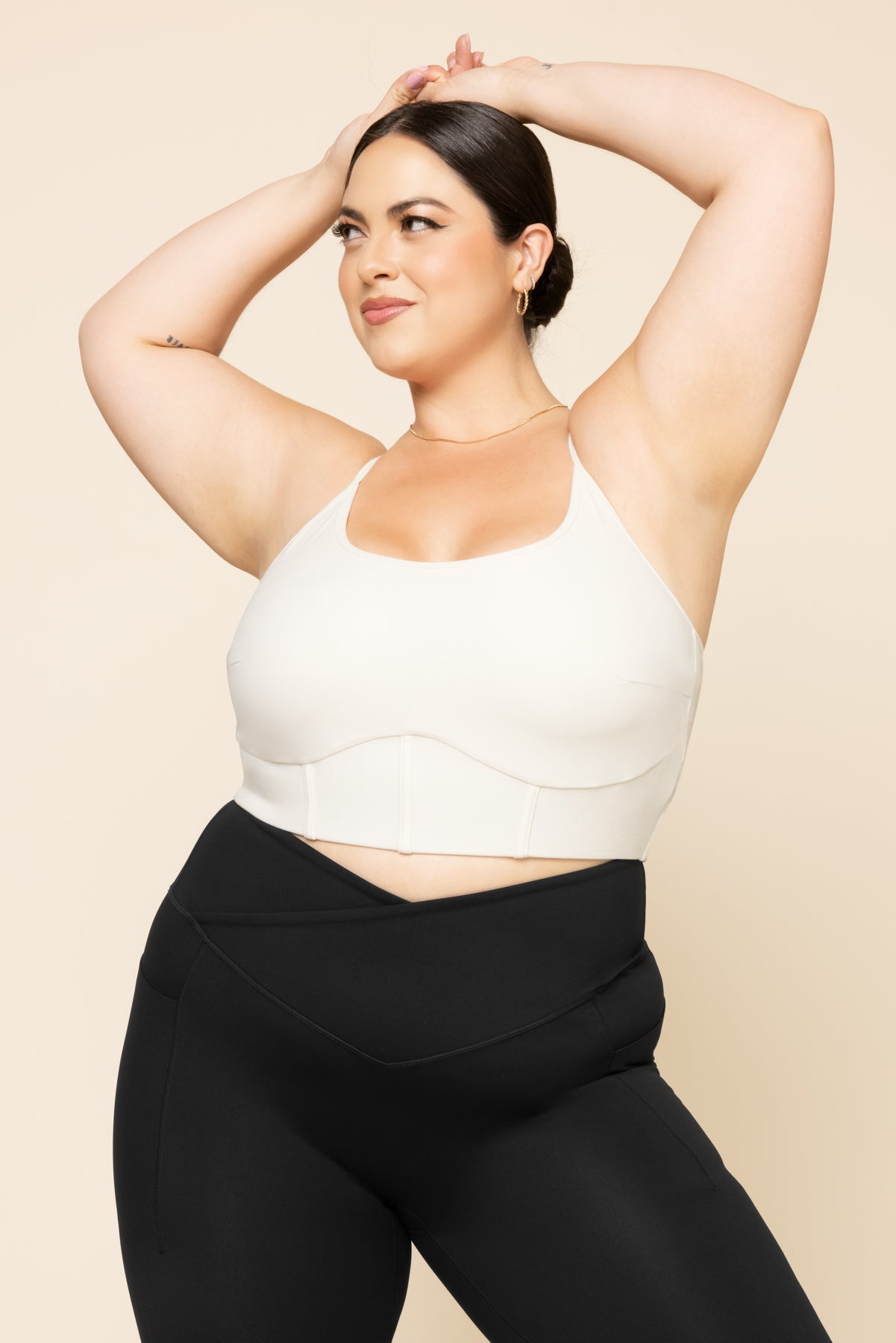 POPFLEX®Plié Corset Crop Bralette - Cream - M.S Skincare