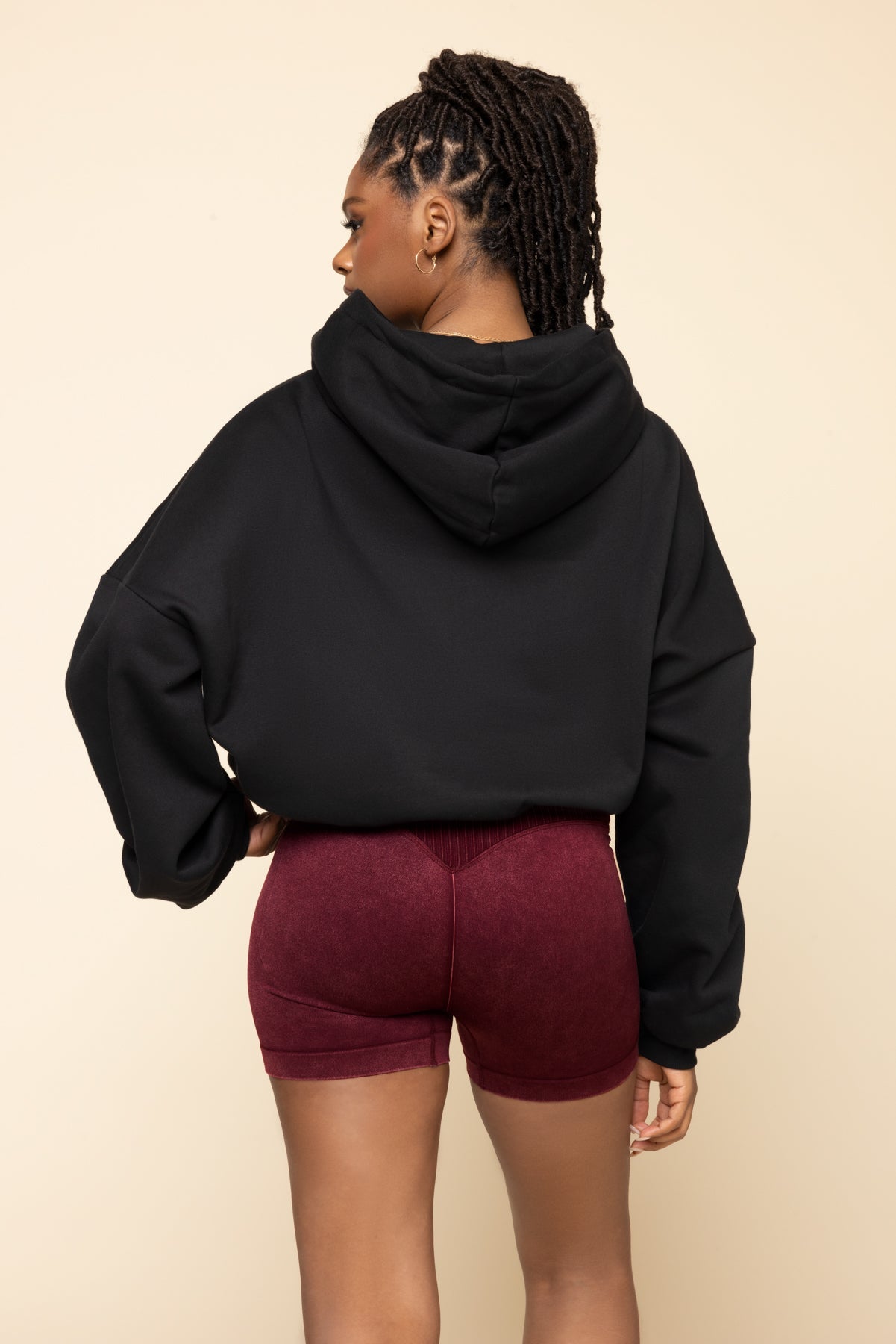 POPFLEX®Pullover Cloud Hoodie - Black - M.S Skincare