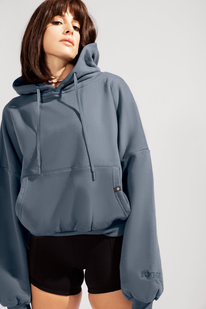 POPFLEX®Pullover Cloud Hoodie - Denim Blue - M.S Skincare