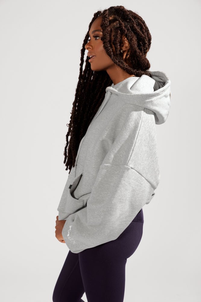 POPFLEX®Pullover Cloud Hoodie - Heather Grey - M.S Skincare