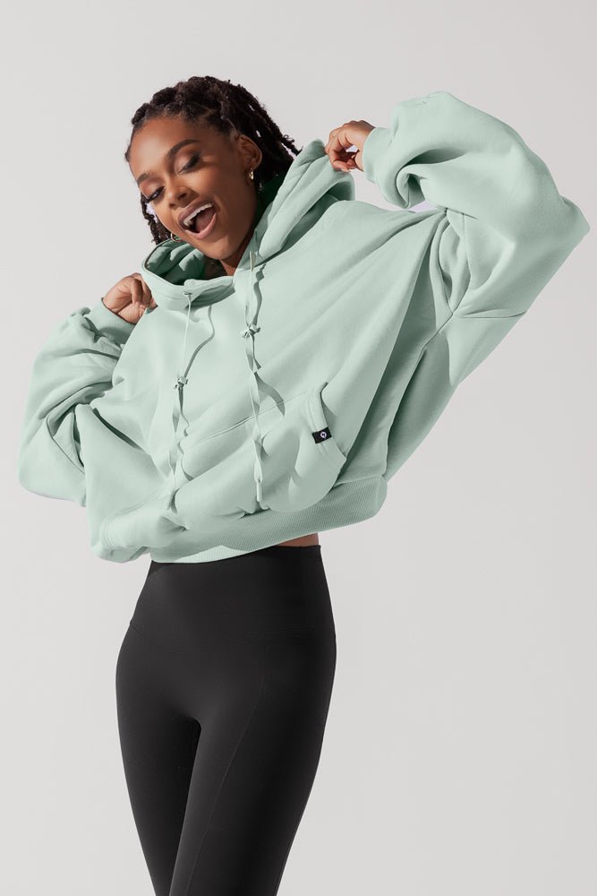 POPFLEX®Pullover Cloud Hoodie - Mint - M.S Skincare