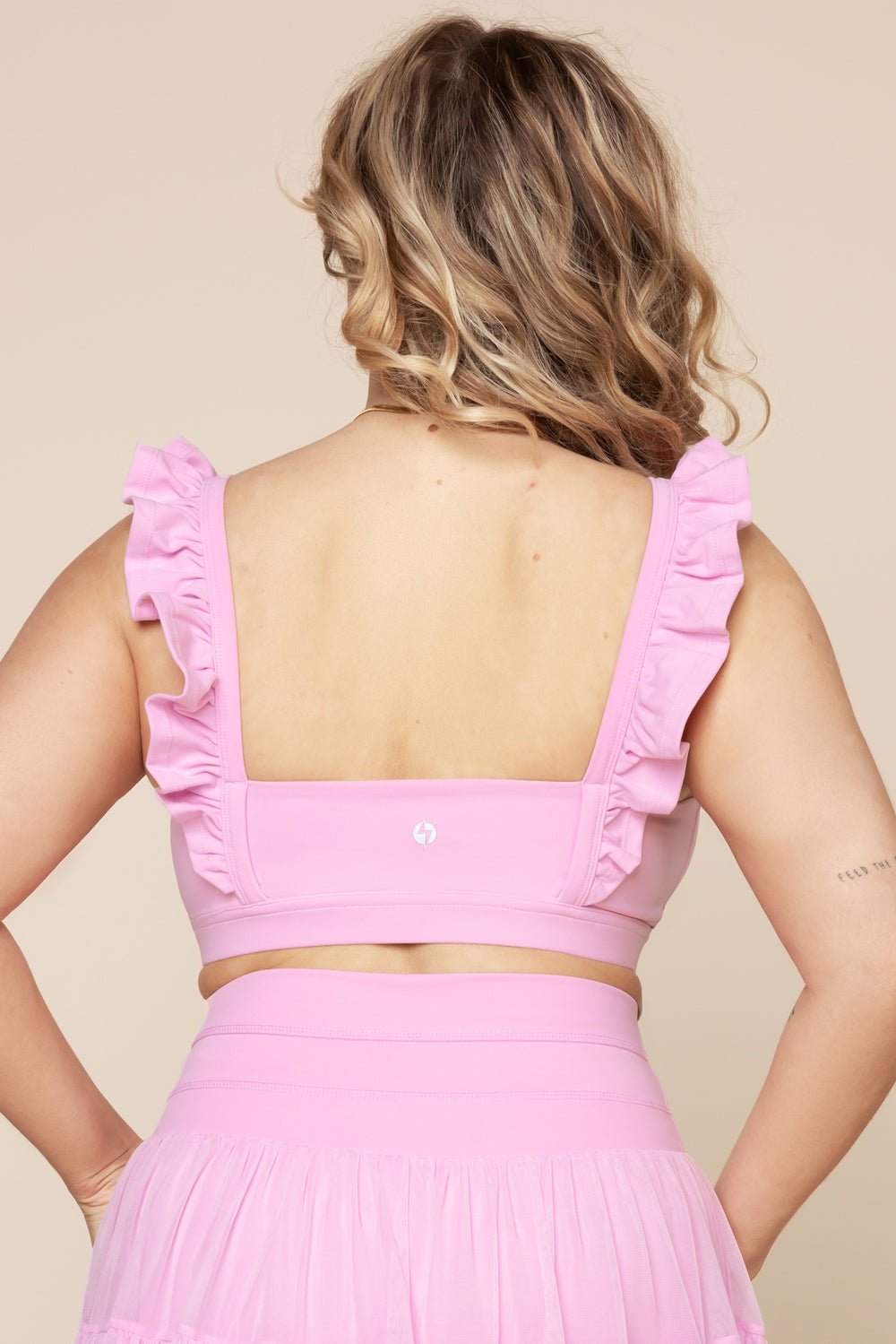 POPFLEX®Romance Ruffle Bra - Bubblegum - M.S Skincare