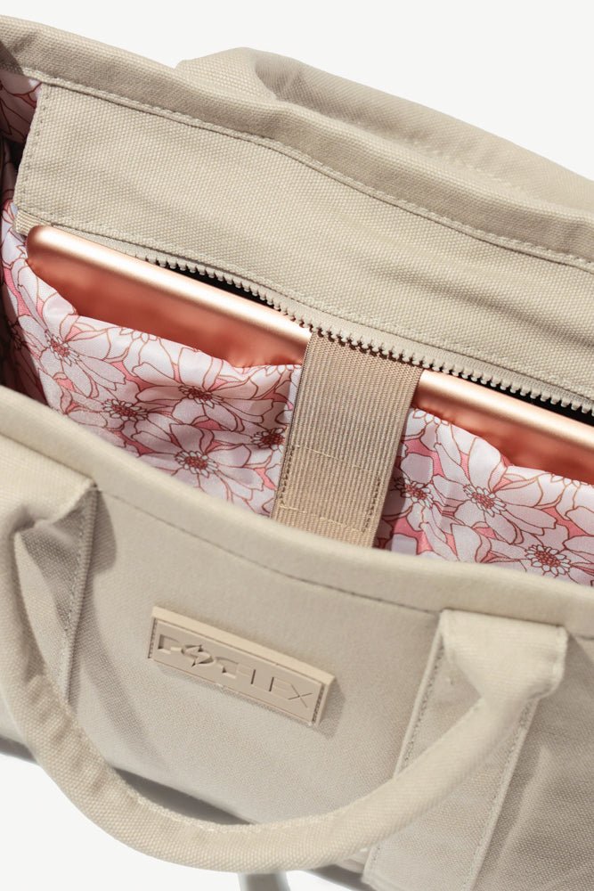 POPFLEX®Small Sloane Tote - Taupe - M.S Skincare