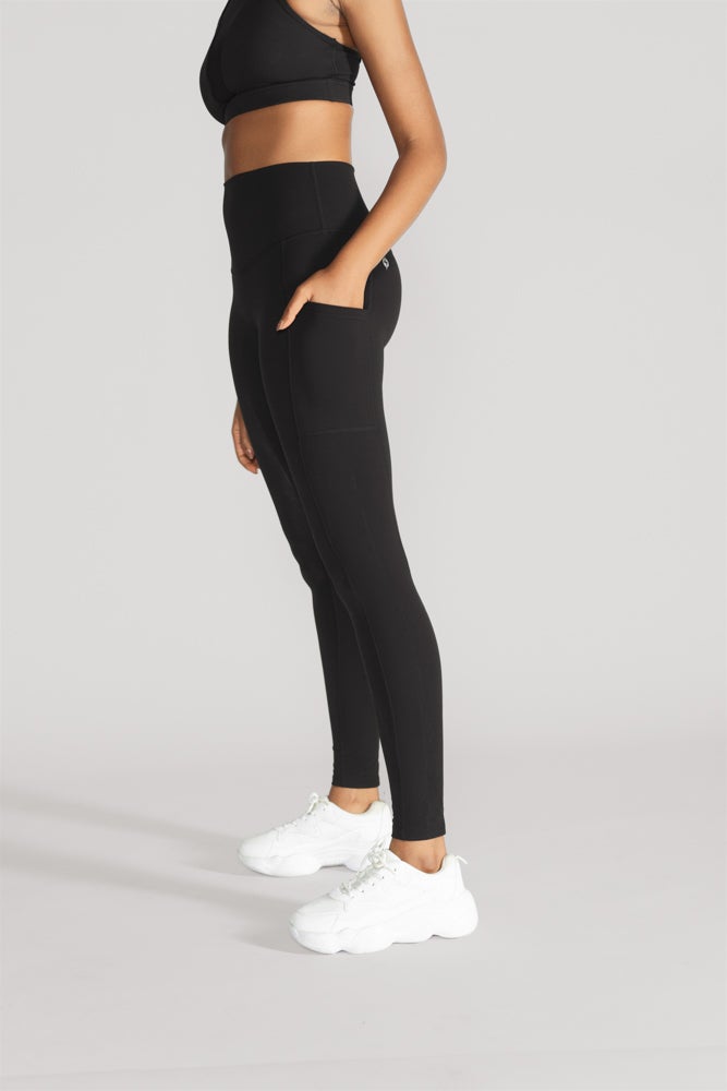 POPFLEX®Supersculpt™ Leggings with Pockets - Black - M.S Skincare