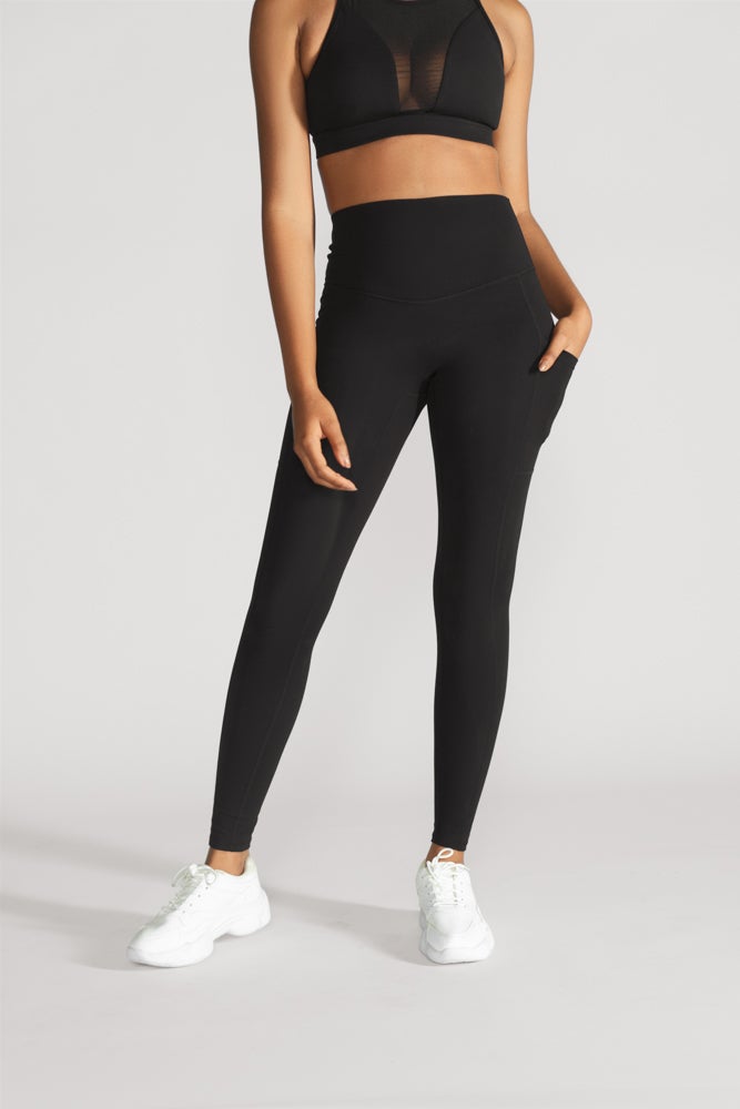 POPFLEX®Supersculpt™ Leggings with Pockets - Black - M.S Skincare