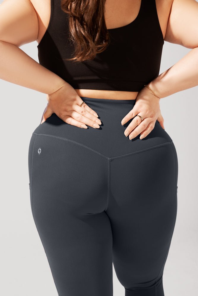 POPFLEX®Supersculpt™ Leggings with Pockets - Smoky Grey - M.S Skincare