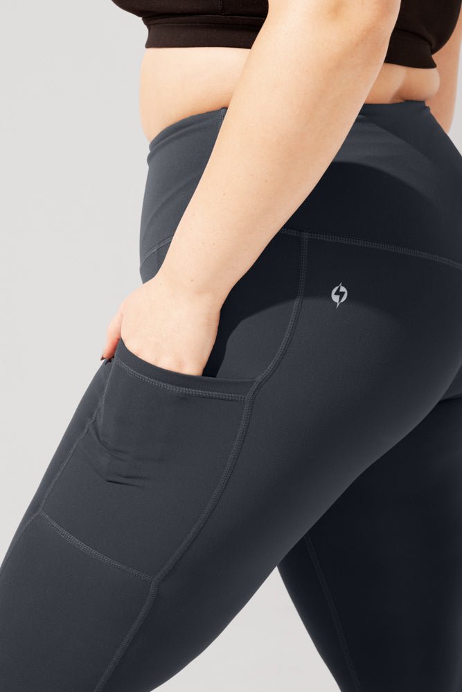 POPFLEX®Supersculpt™ Leggings with Pockets - Smoky Grey - M.S Skincare