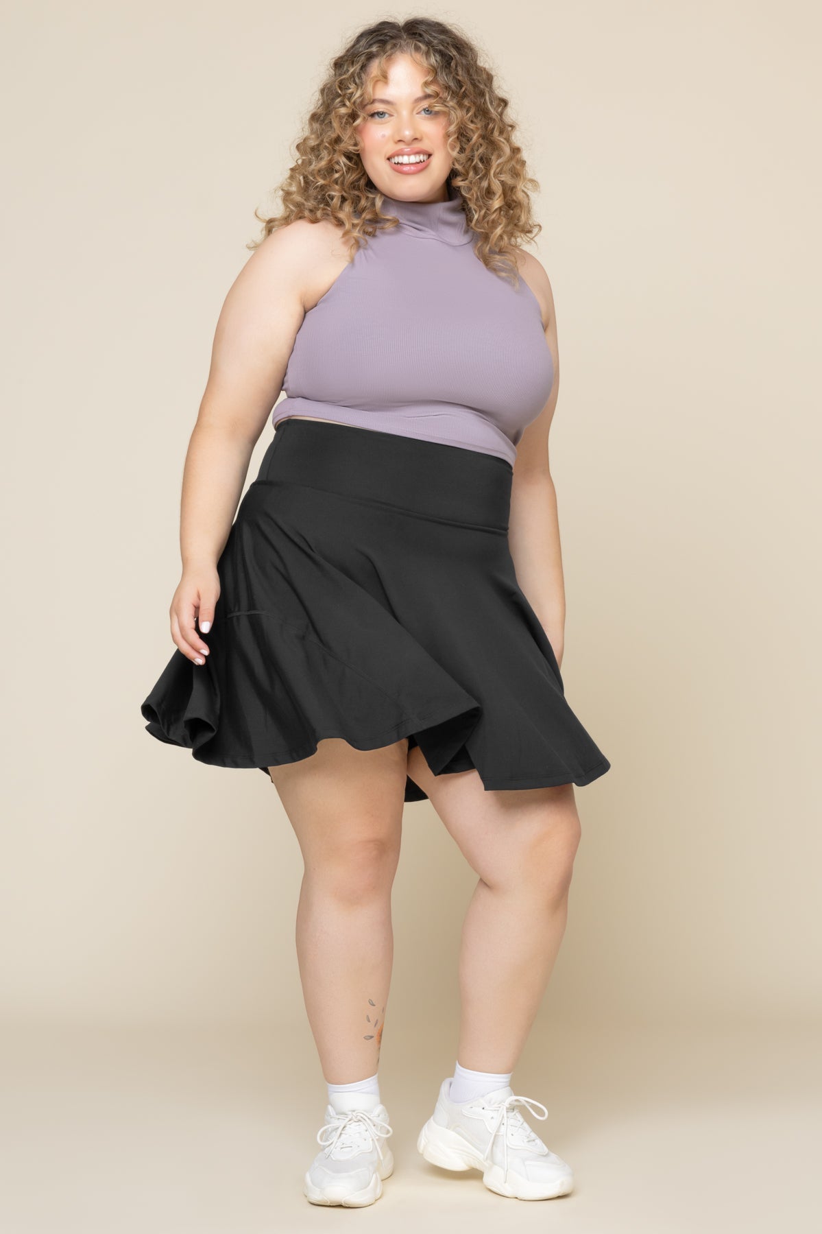 POPFLEX® Twirl Skort - Black