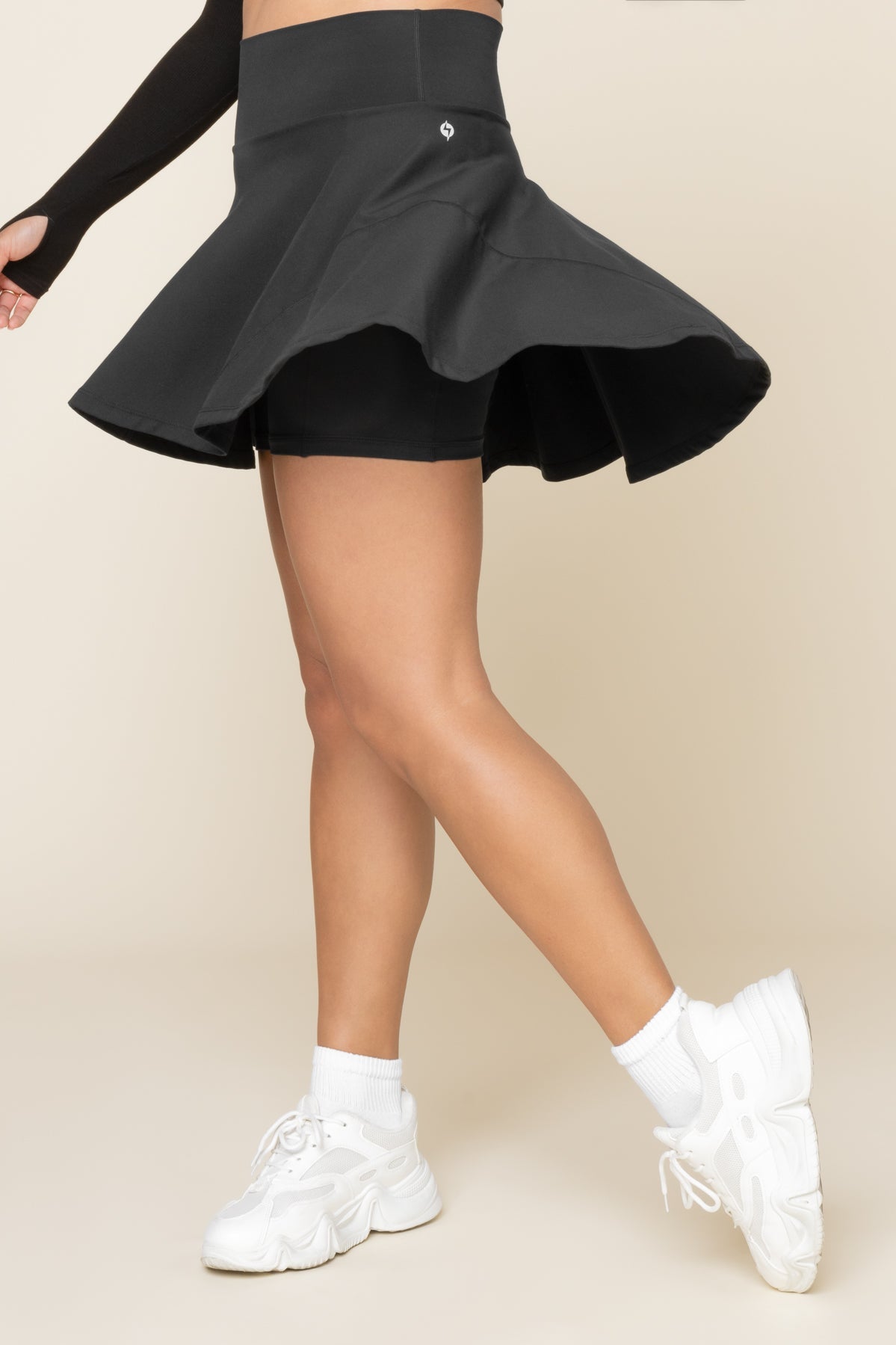 POPFLEX® Twirl Skort - Black