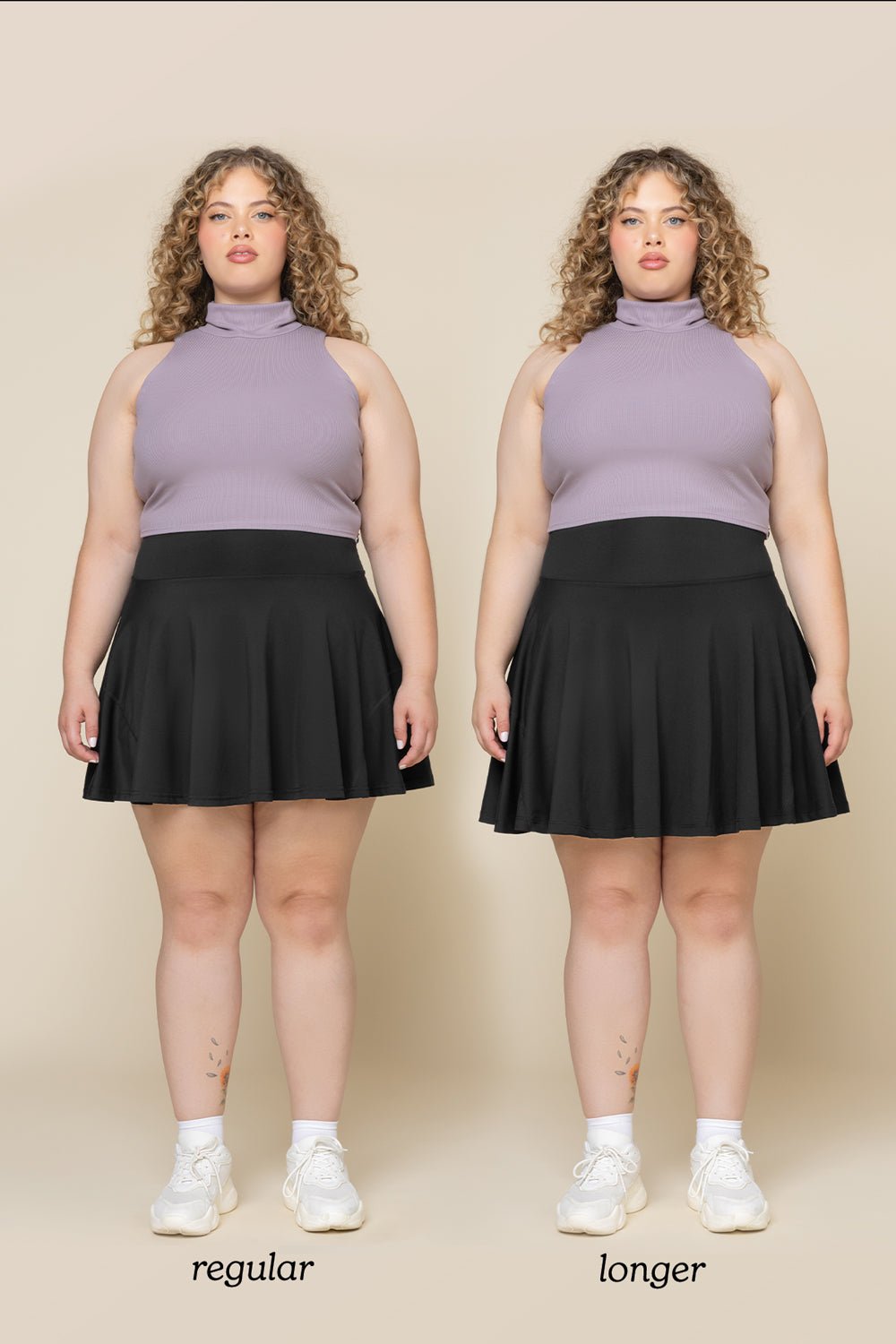 POPFLEX® Twirl Skort - Black