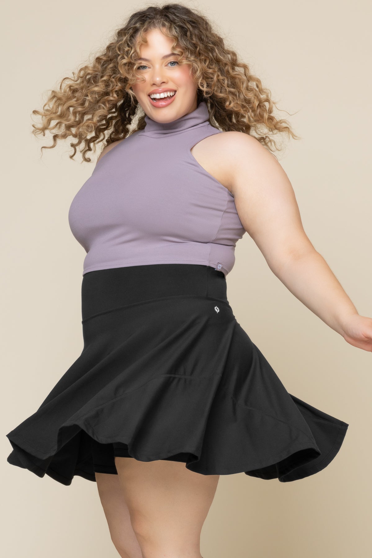 POPFLEX® Twirl Skort - Black