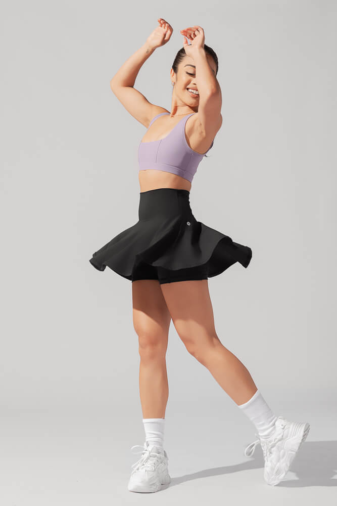 POPFLEX®Twirl Skort - Black - M.S Skincare