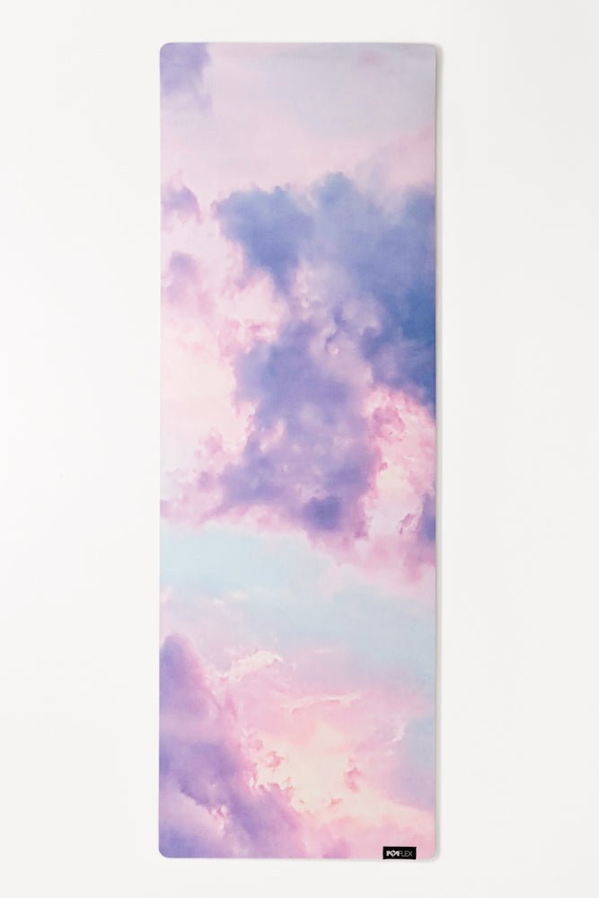 POPFLEX®Vegan Suede Yoga Mat - Heart in the Clouds - M.S Skincare