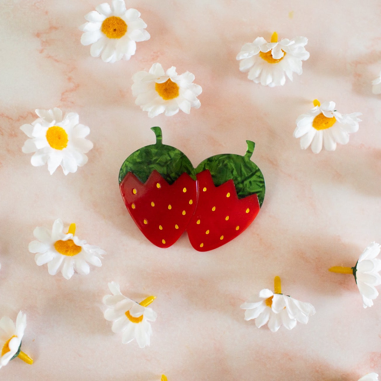 Strawberry French Barrette