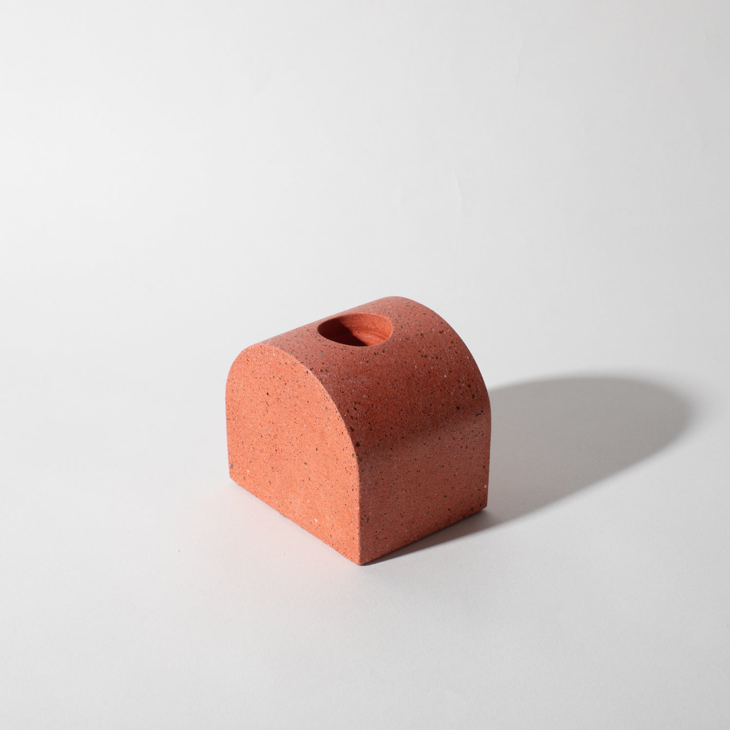 Arch Candlestick Holder | Coral Terrazzo