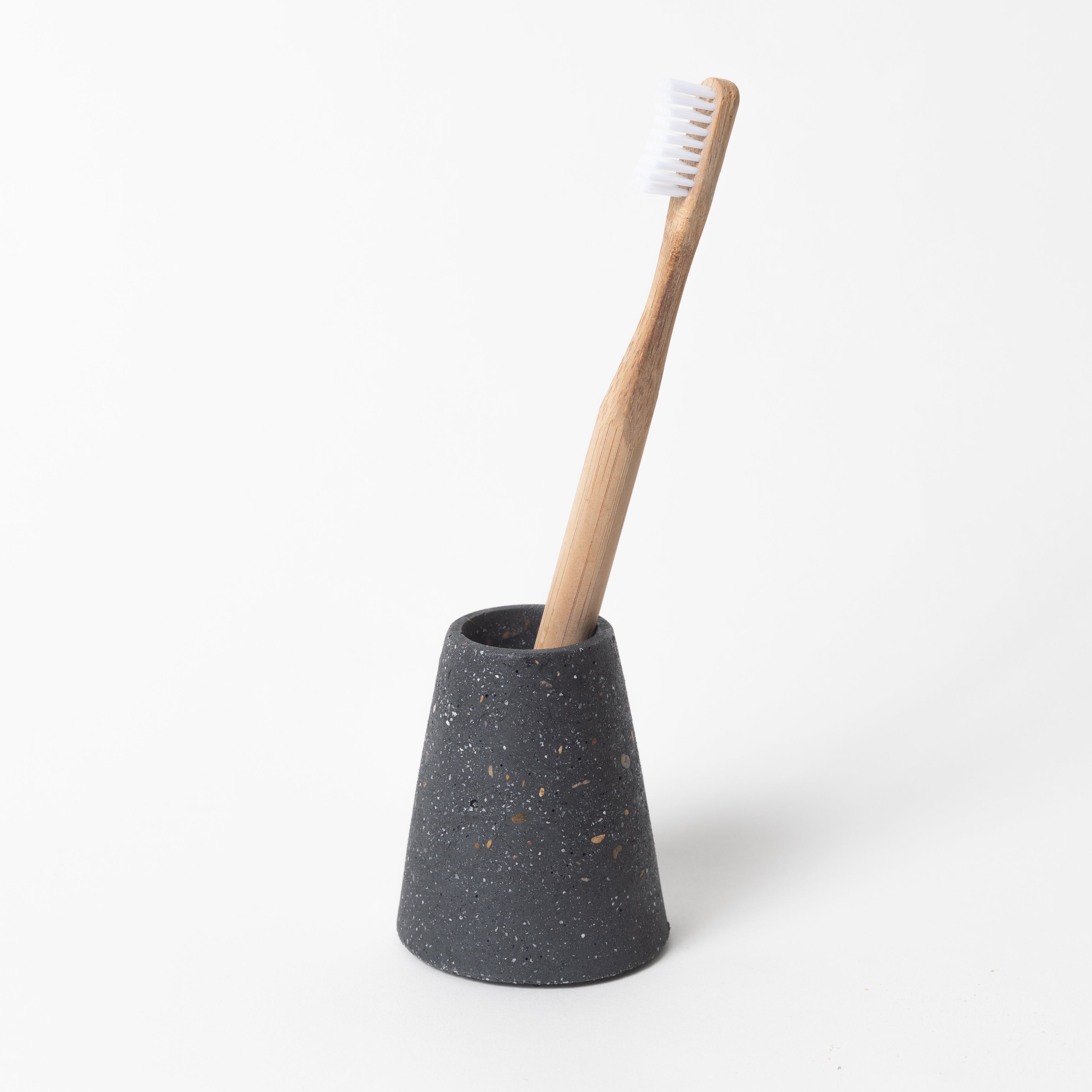 Toothbrush Holder | Black Terrazzo