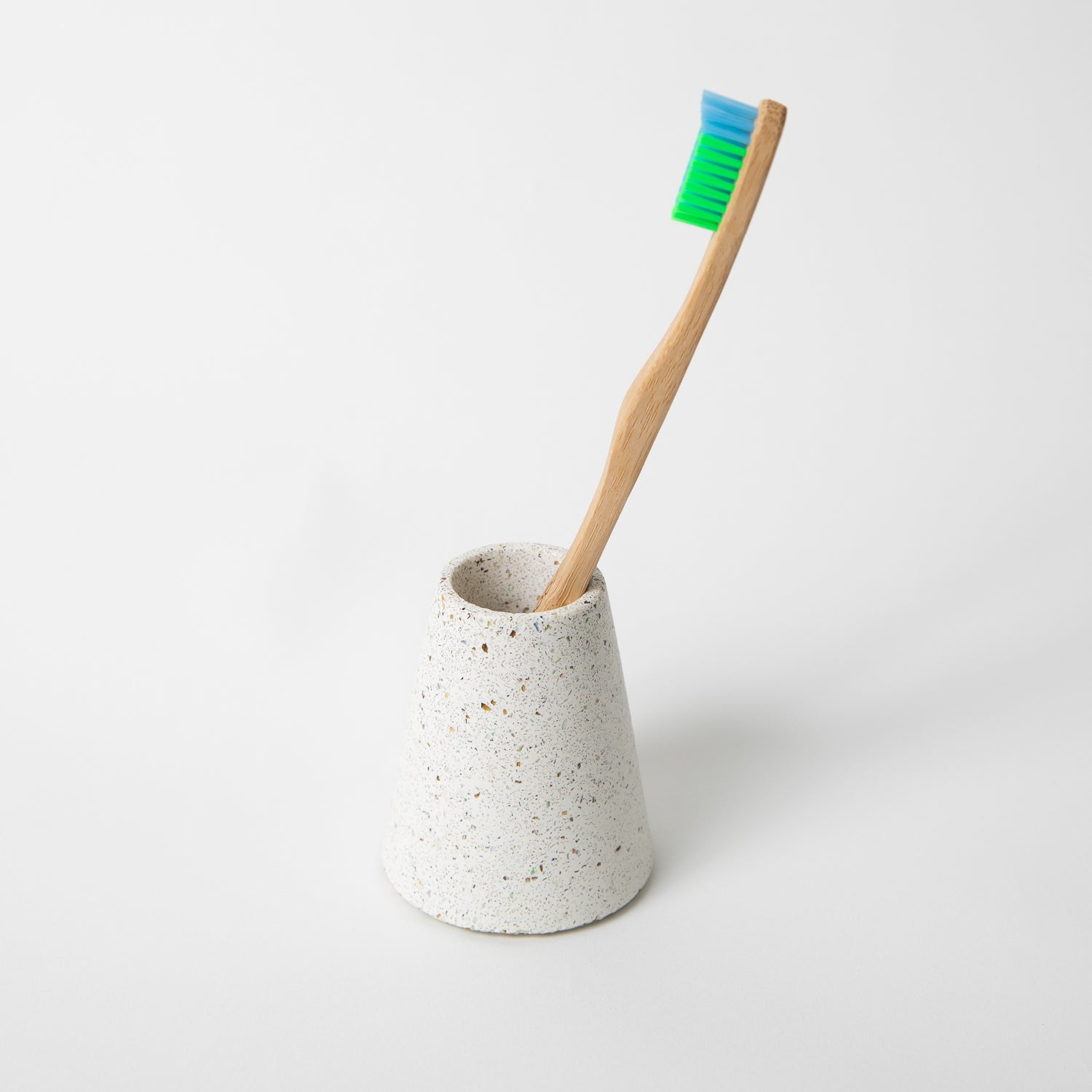 Toothbrush Holder | White Terrazzo