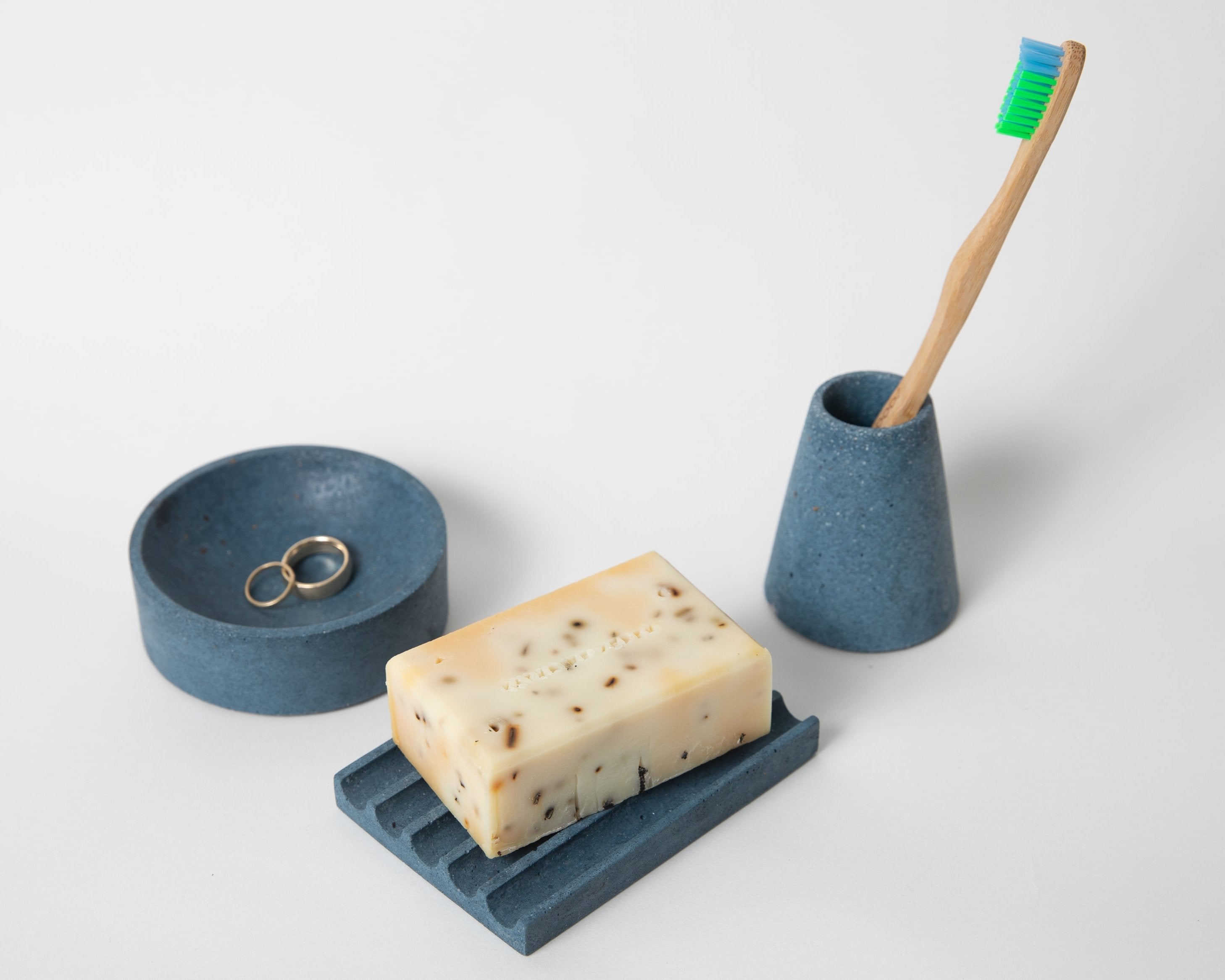 Toothbrush Holder | Cobalt Terrazzo