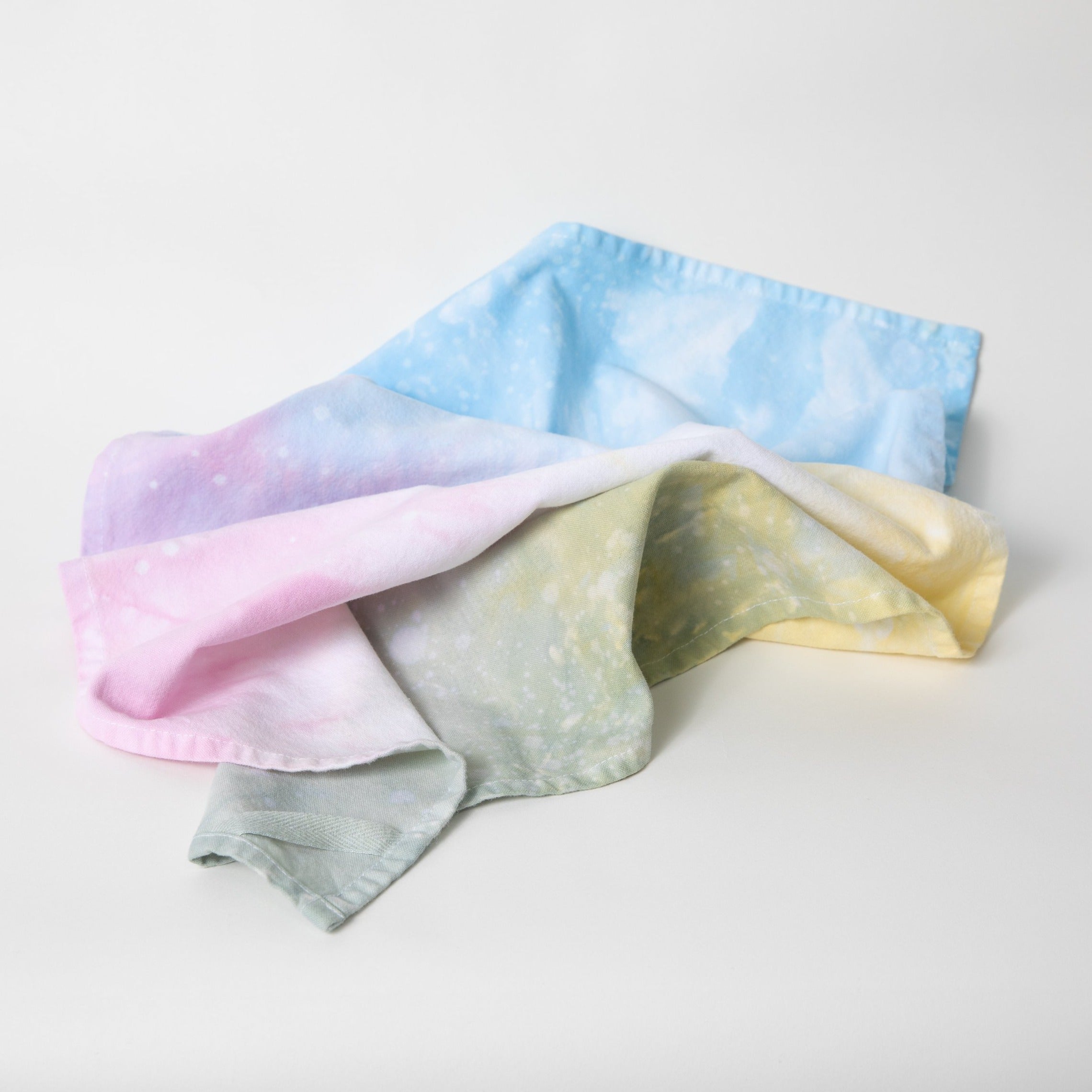 Hand Dyed Tea Towels