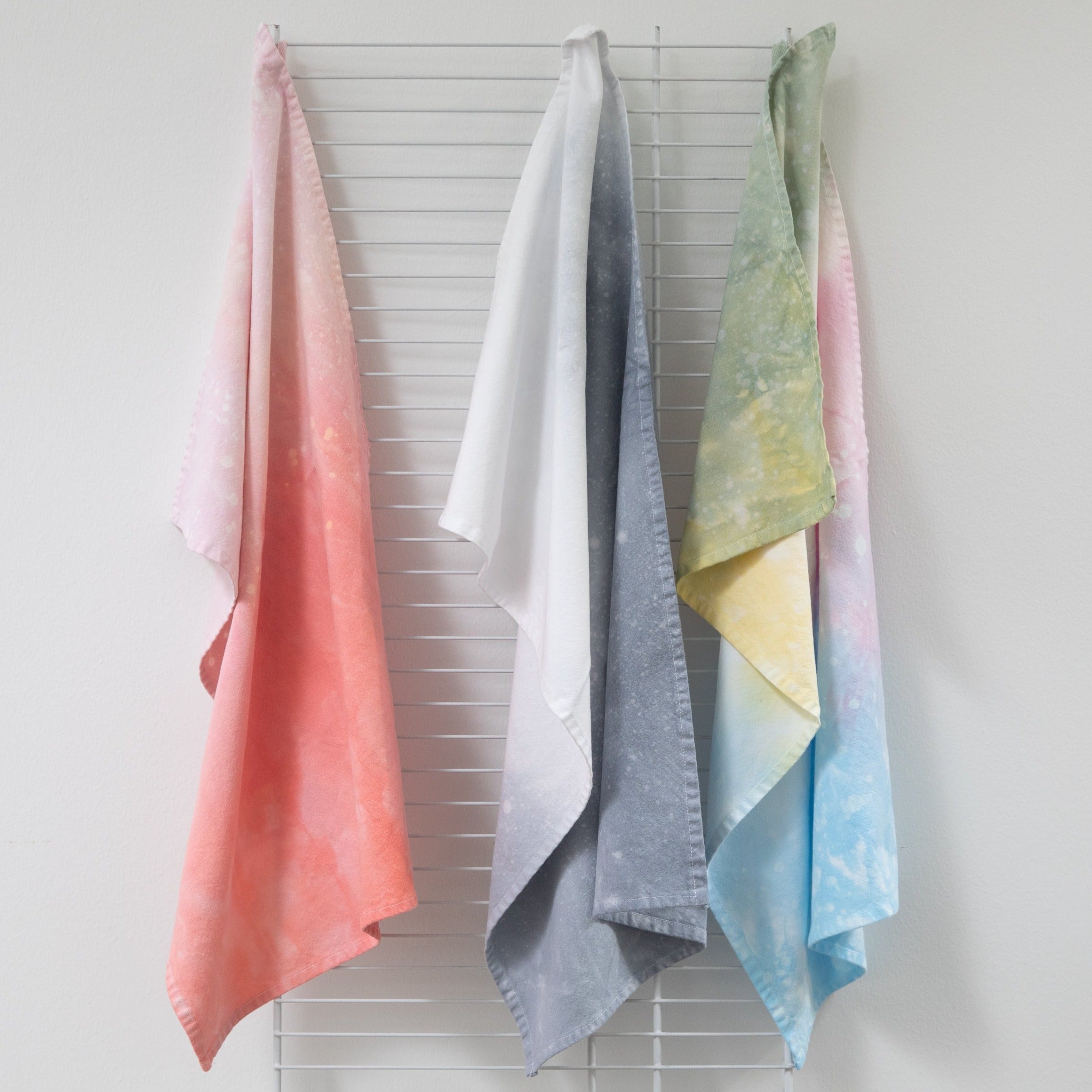 Hand Dyed Tea Towels