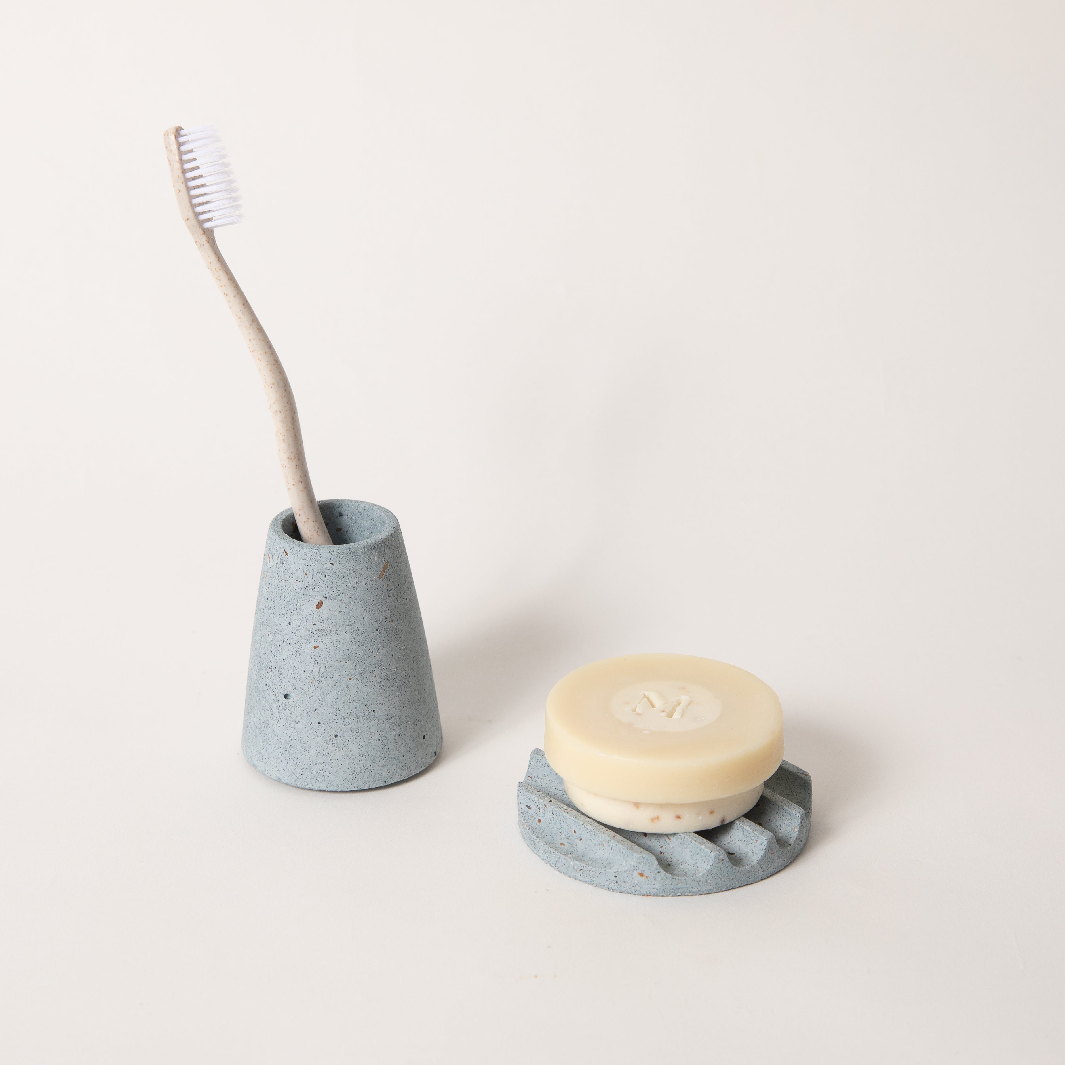 Mini Soap Dish | Light Blue Terrazzo