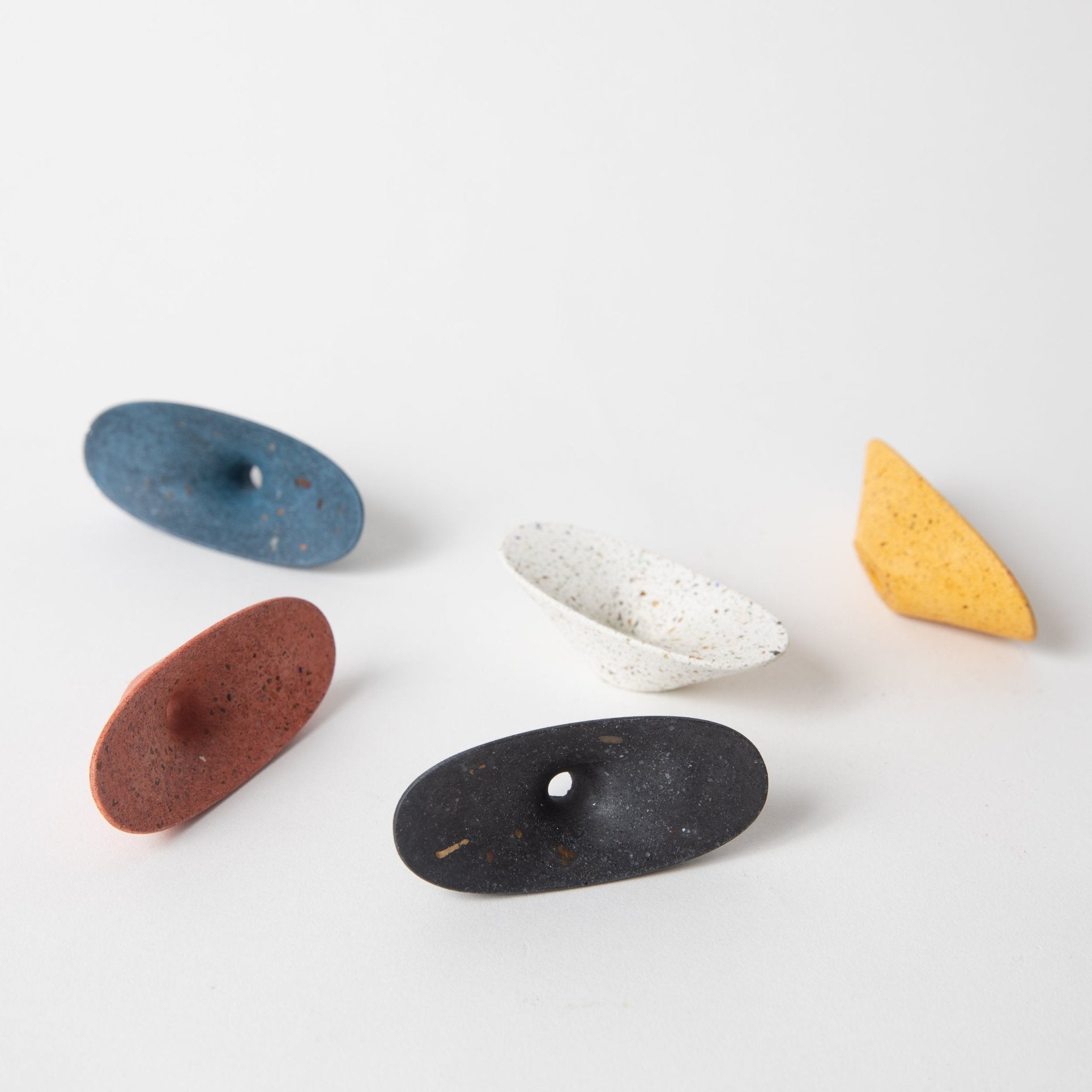 Pretti.Cool Dimple Coat Hook | Cobalt Terrazzo